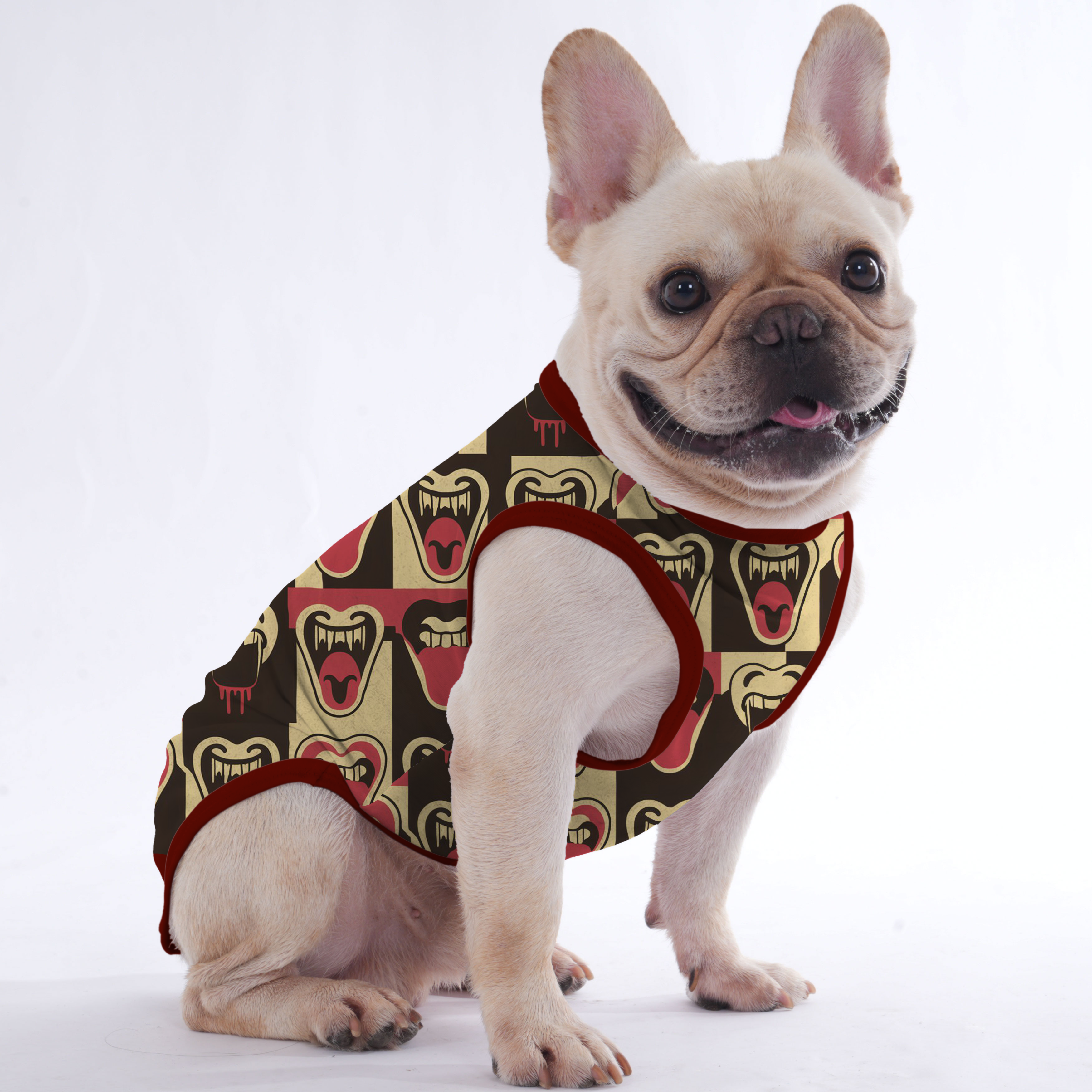 Hunter French Bulldog Cotton Tee for Outdoor Adventures-fadou