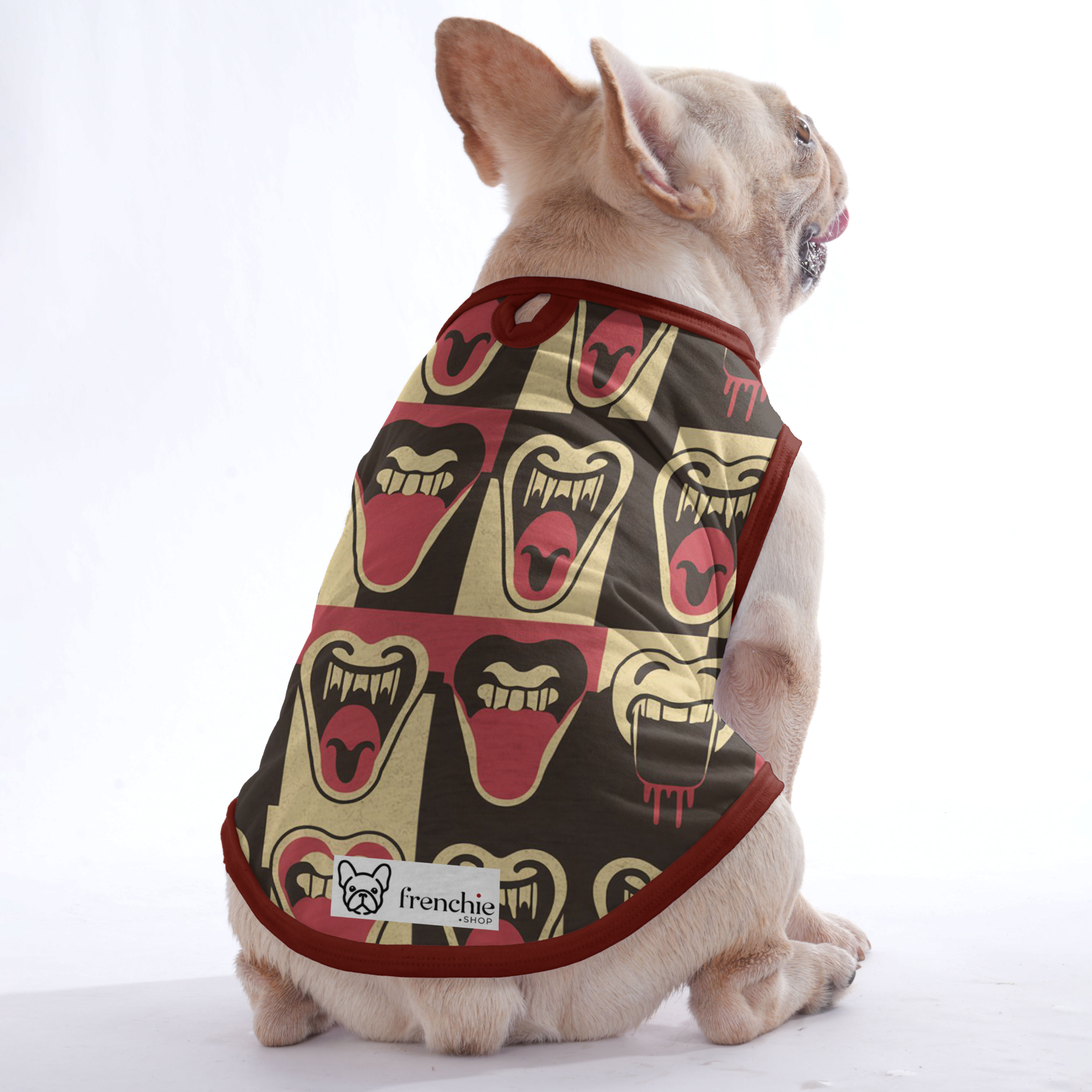 Hunter French Bulldog Cotton Tee for Outdoor Adventures-fadou