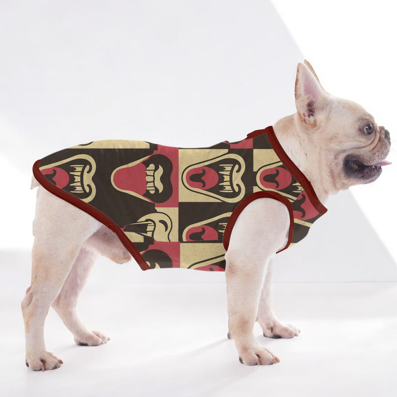 Hunter French Bulldog Cotton Tee for Outdoor Adventures-fadou