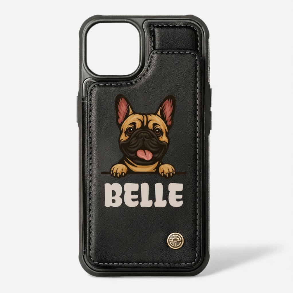 French Bulldog Personalized Card Holder for Dog Park Days-fadou