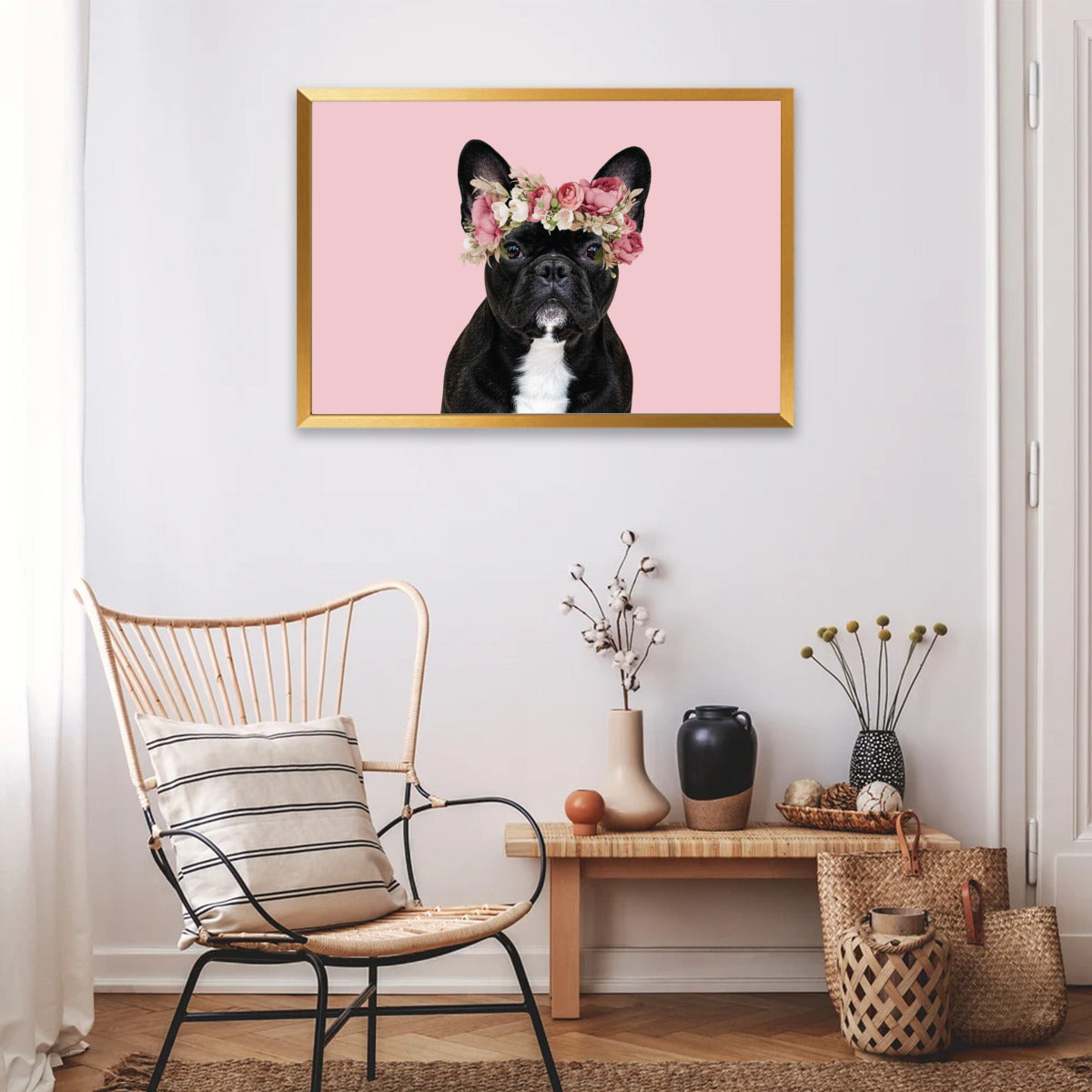 French Bulldog Personalized Wall Print for Bulldog Owners-fadou