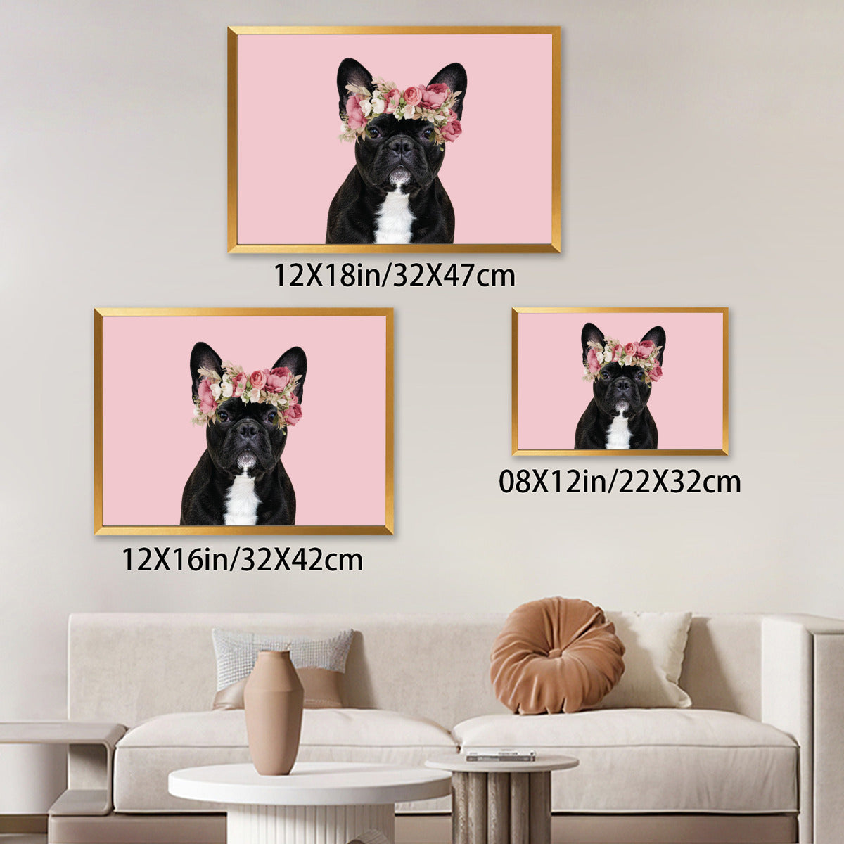French Bulldog Personalized Wall Print for Bulldog Owners-fadou