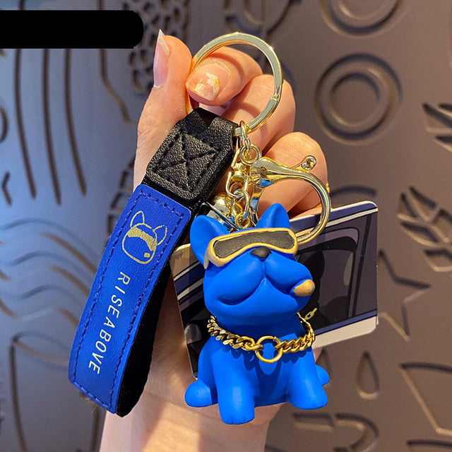 Keychainex™ - Frenchie Keychain for Dog Lovers and Owners-fadou
