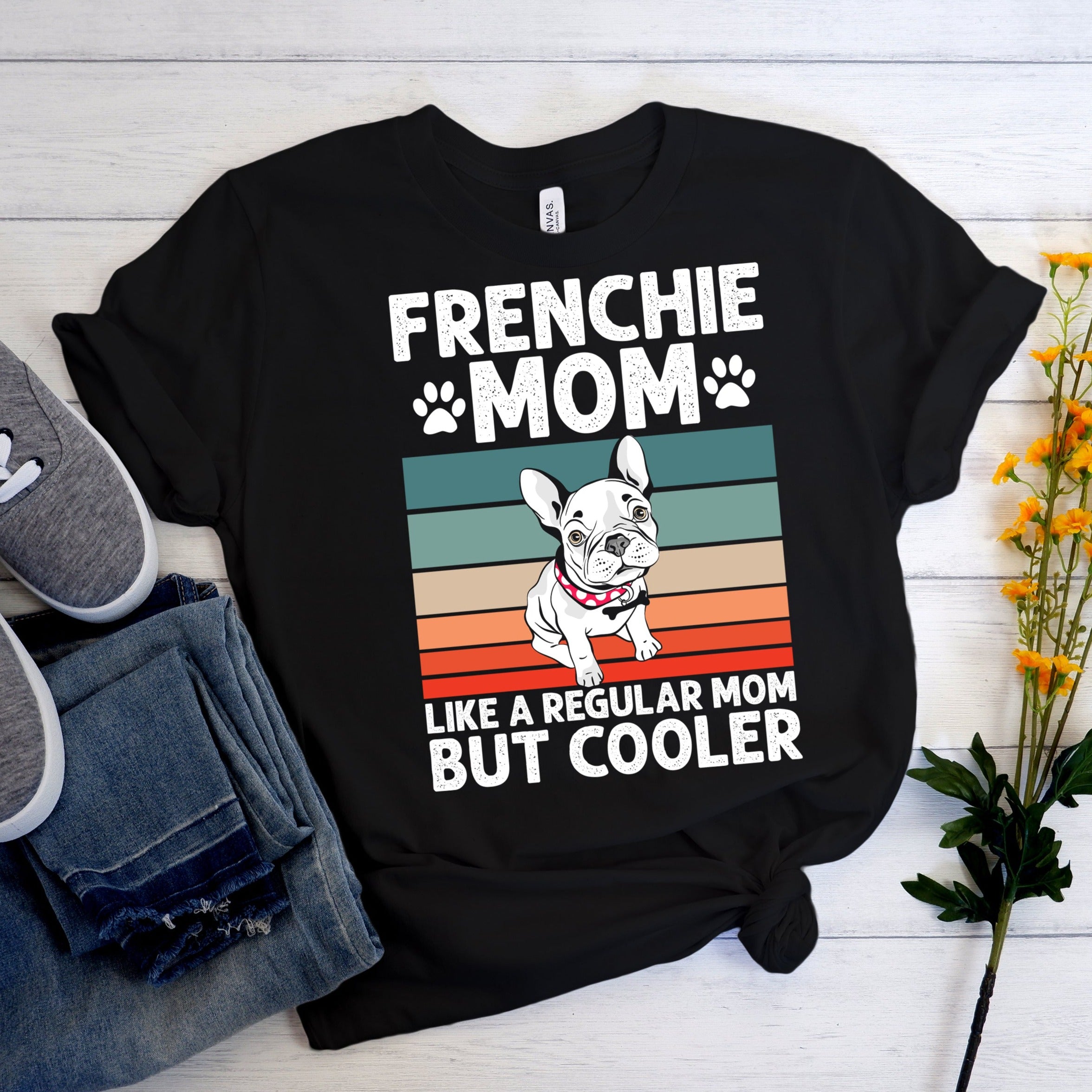 Loverprism French Bulldog Cotton T-Shirt for Pet Culture-fadou