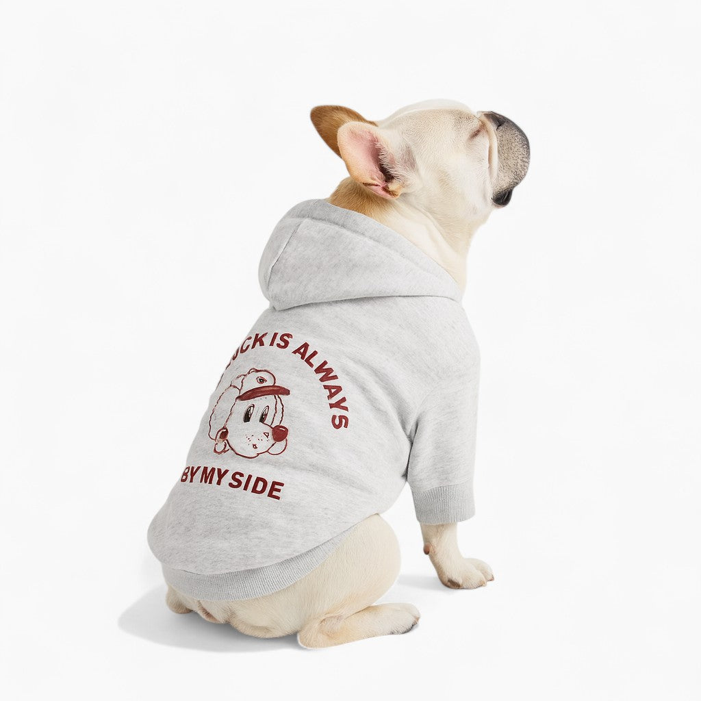 French Bulldog Velvet Fleece Hoodie for Short-Nosed Dogs-fadou