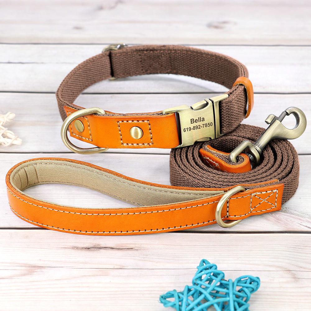 French Bulldog Personalized ID Collar for Flat-Face Breeds-fadou