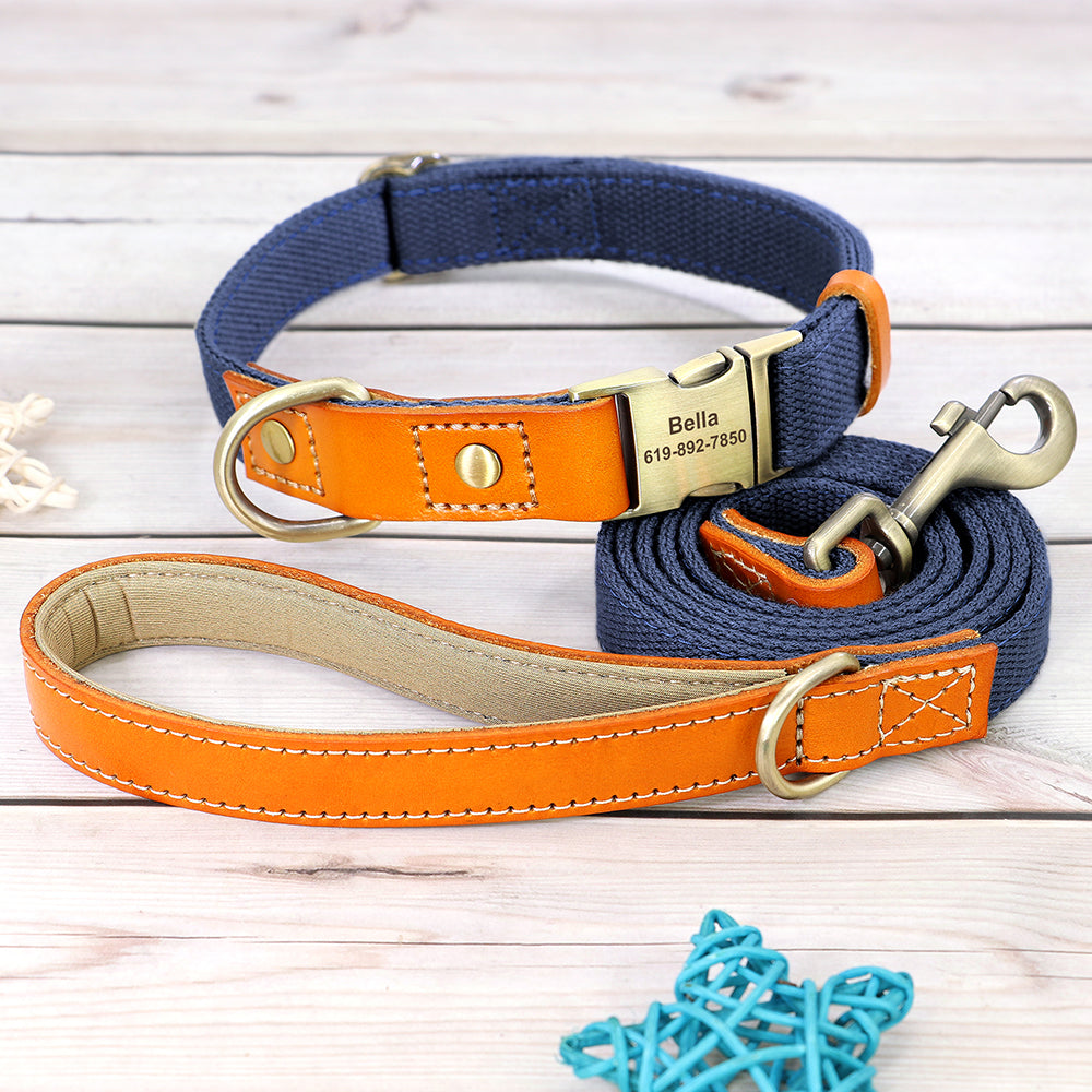 French Bulldog Personalized ID Collar for Flat-Face Breeds-fadou
