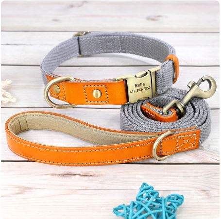 French Bulldog Personalized ID Collar for Flat-Face Breeds-fadou