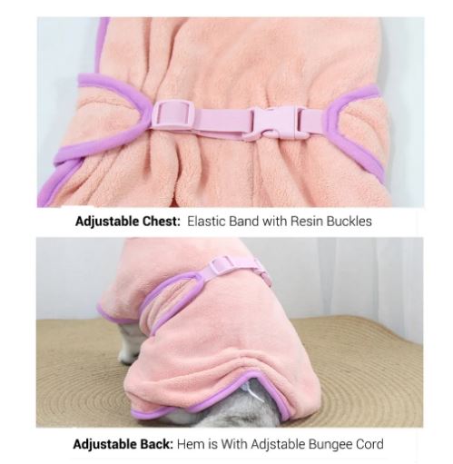 French Bulldog Absorbent Spa Loungewear for Bulldog Owners-fadou