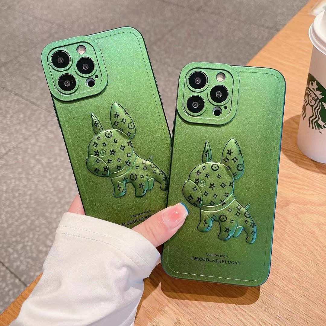 French Bulldog Luxury Phone Case for Frenchie Enthusiasts-fadou