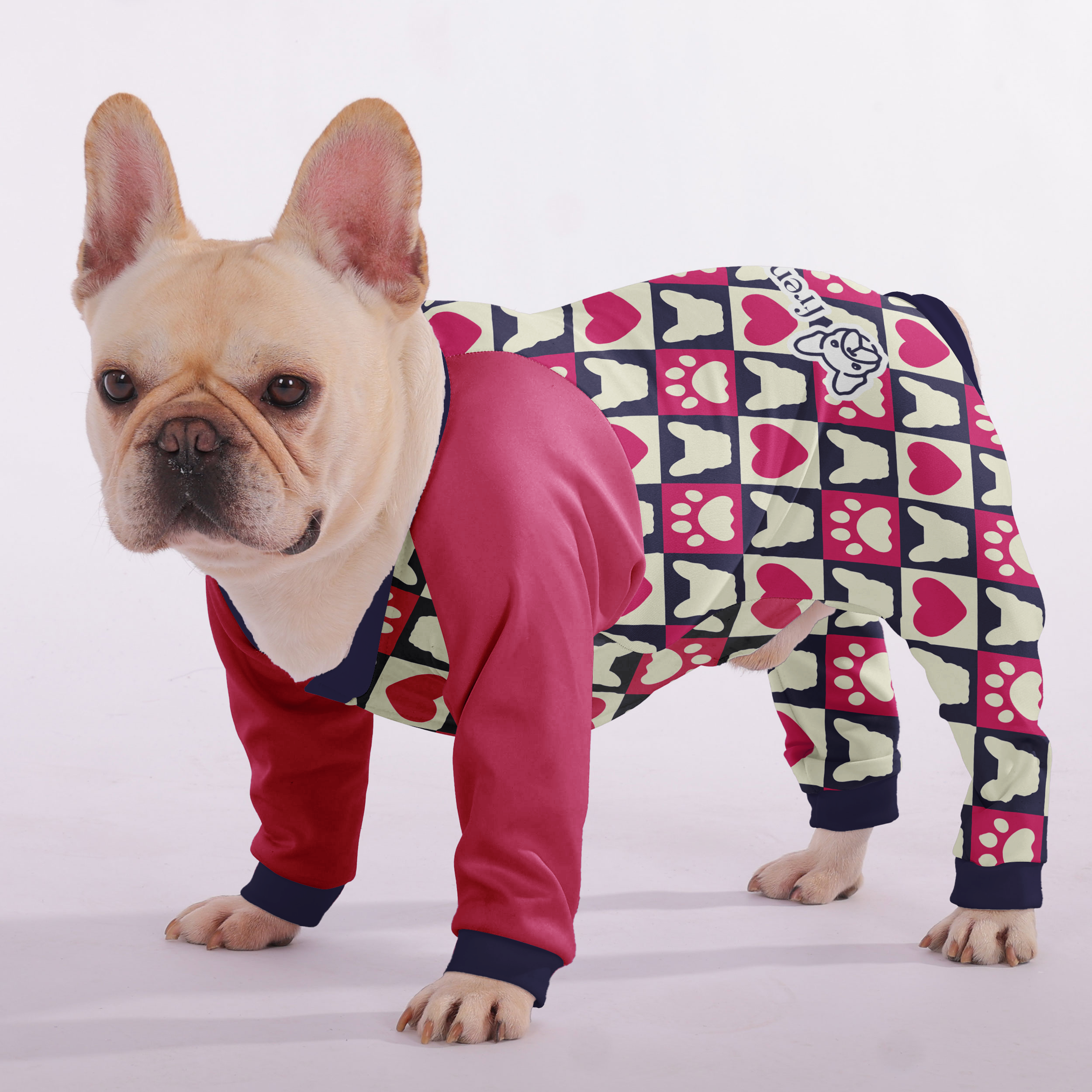 French Bulldog Soft Sleepwear Pajamas for Frenchie Fans-fadou