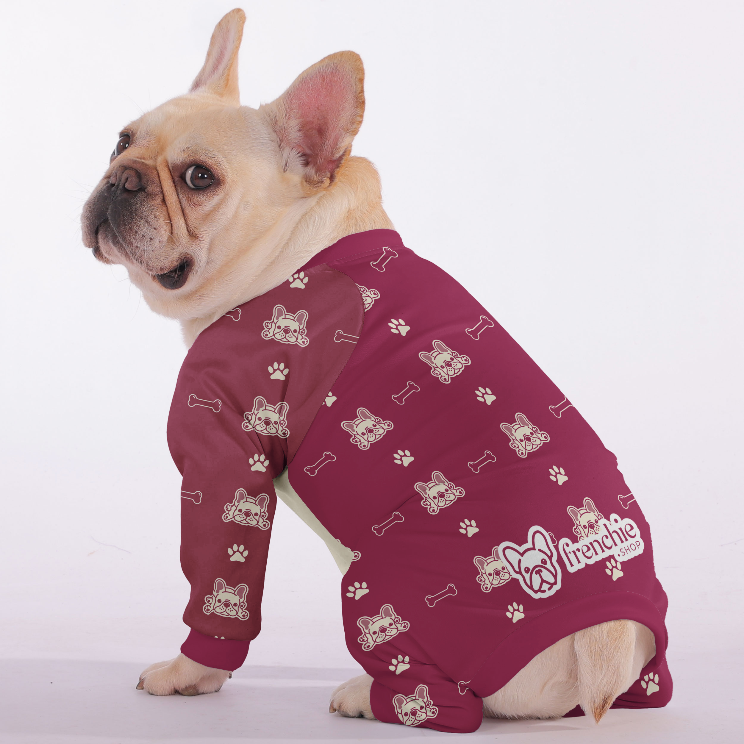 French Bulldog Ultra-Soft Pet Sleepwear for Daily Walks-fadou