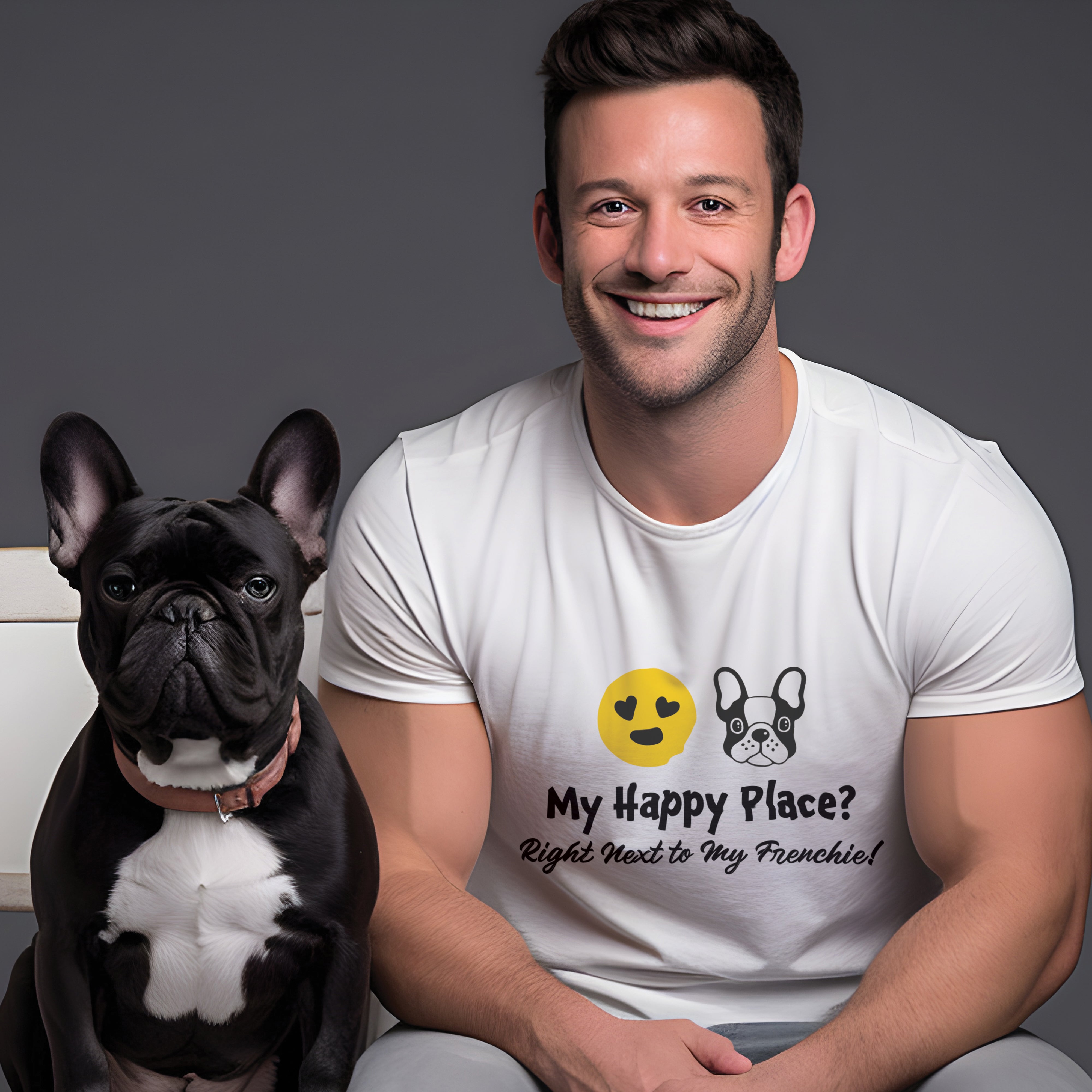 Frenchie Fashion - Unisex T-Shirt for Dog Lovers and Owners-fadou
