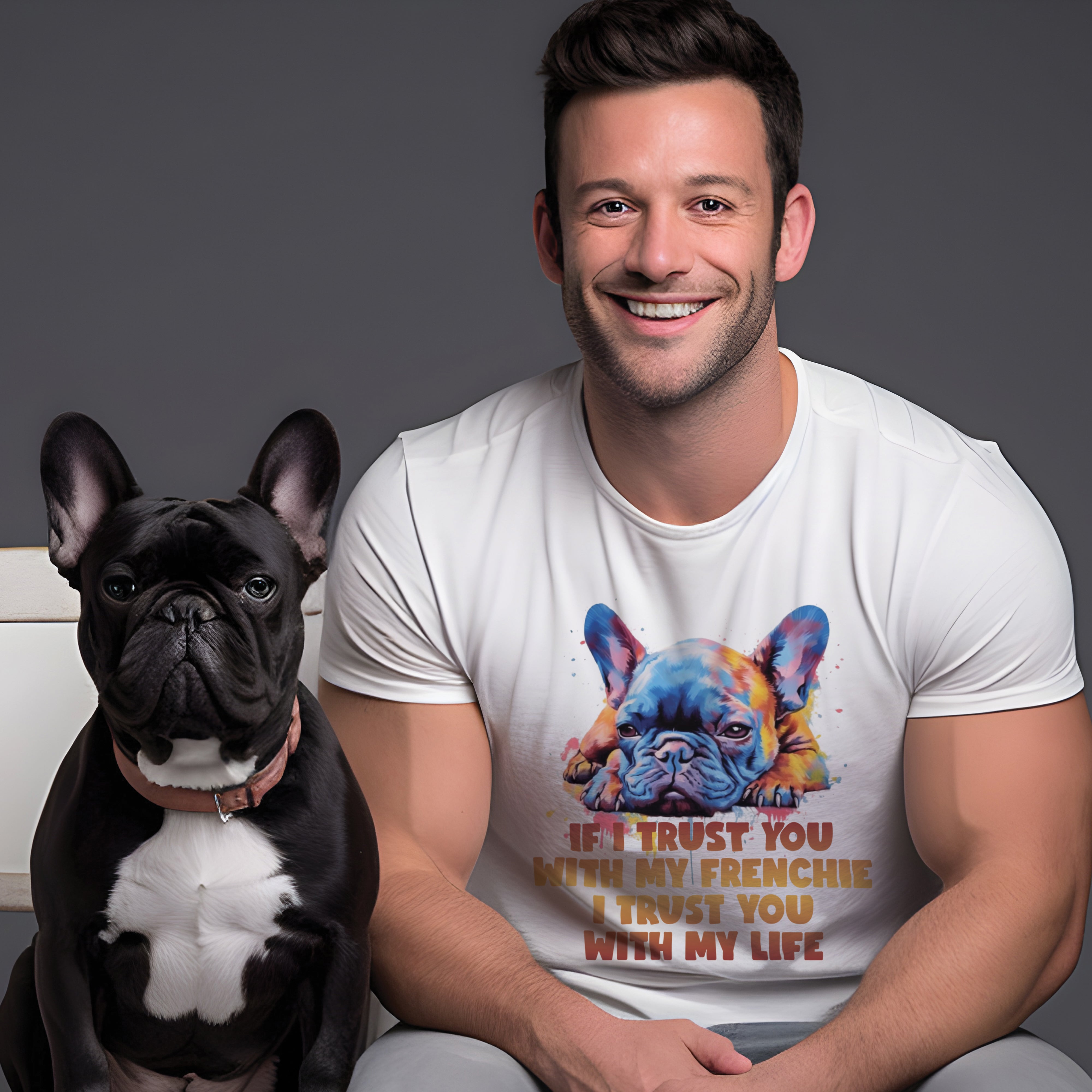 The French Bulldog Graphic Tee for Frenchie Enthusiasts-fadou