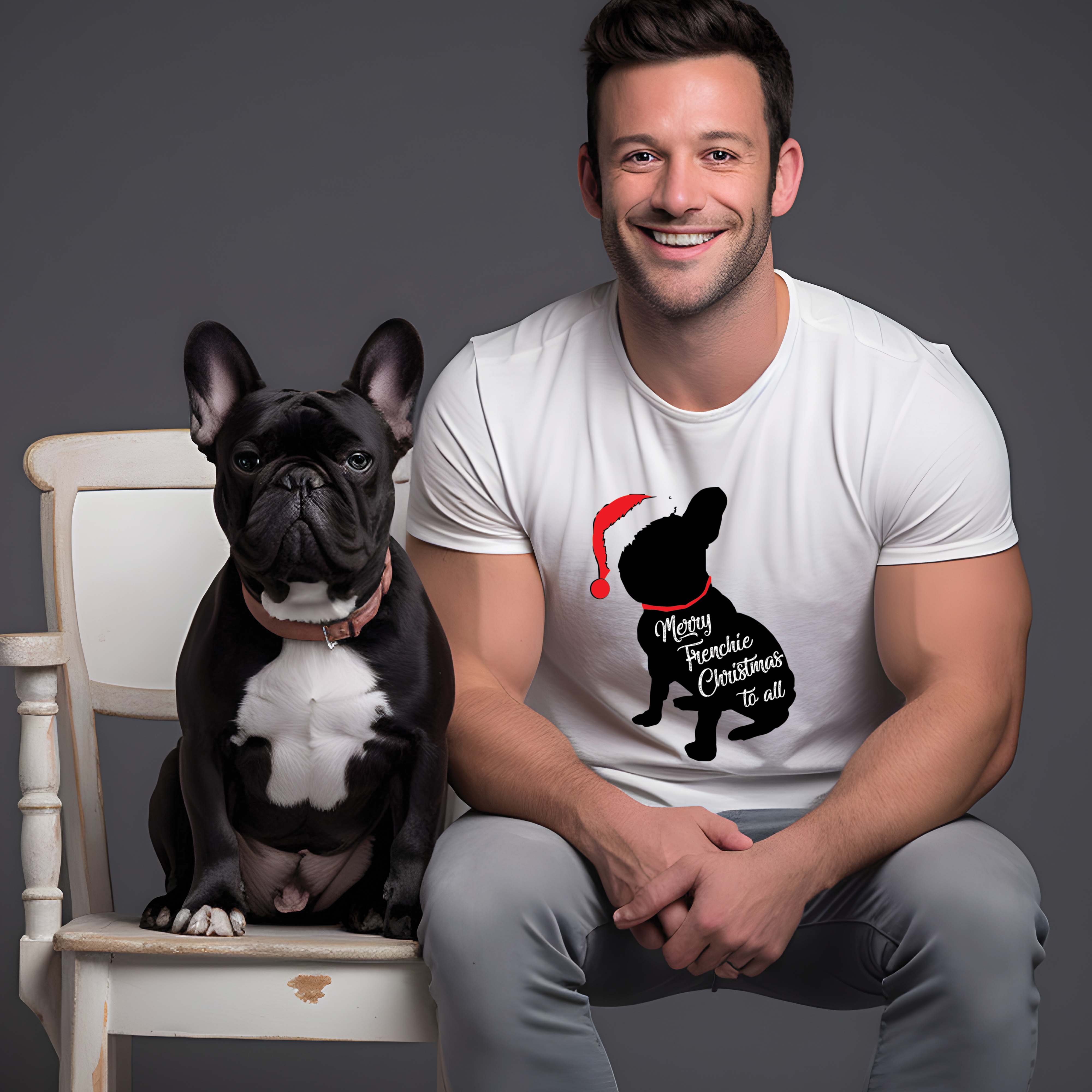 French Bulldog Christmas Dog Lover Tee for Bulldog Owners-fadou