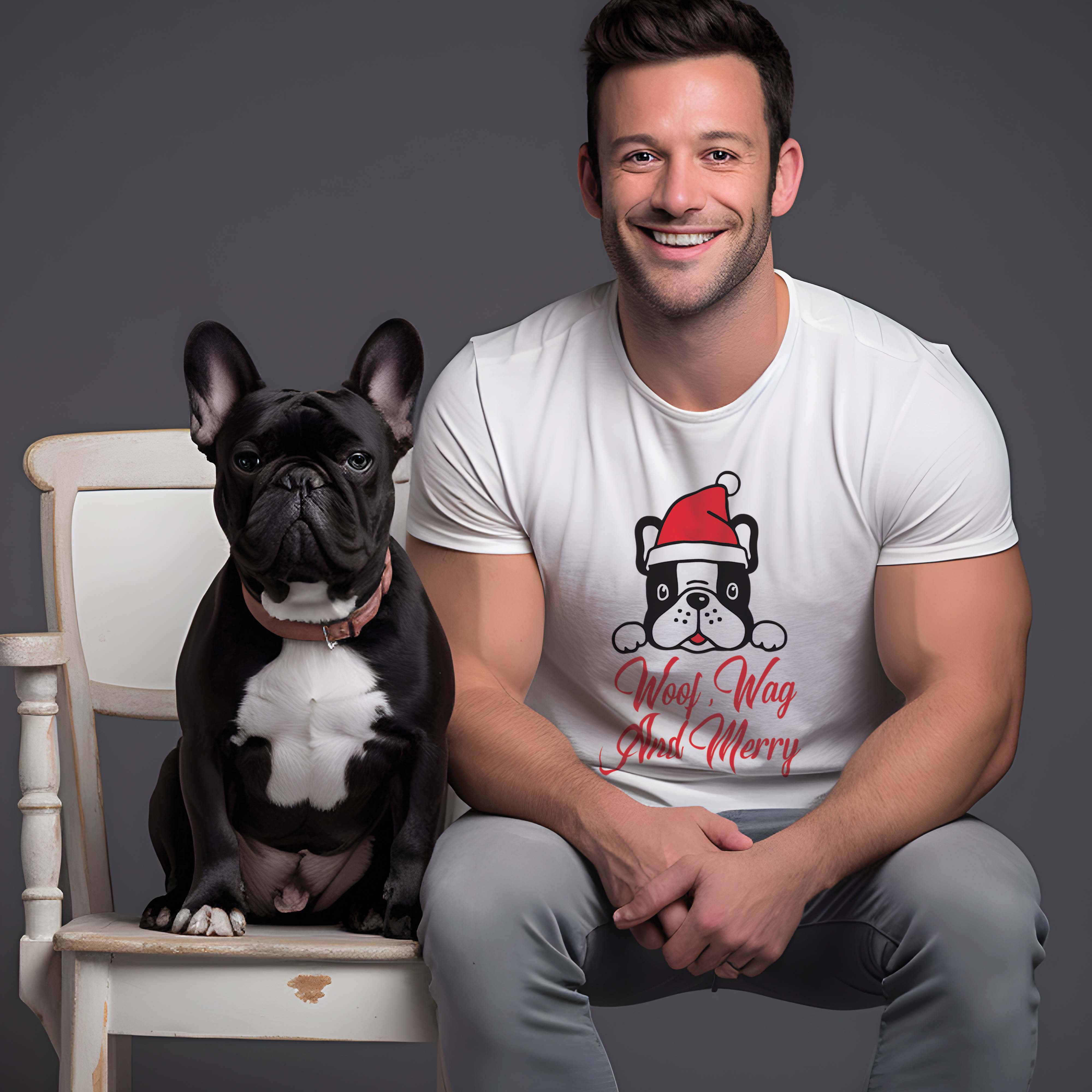 Ideal Festive Gift - Unisex T-Shirt for Dog Lovers and Owners-fadou