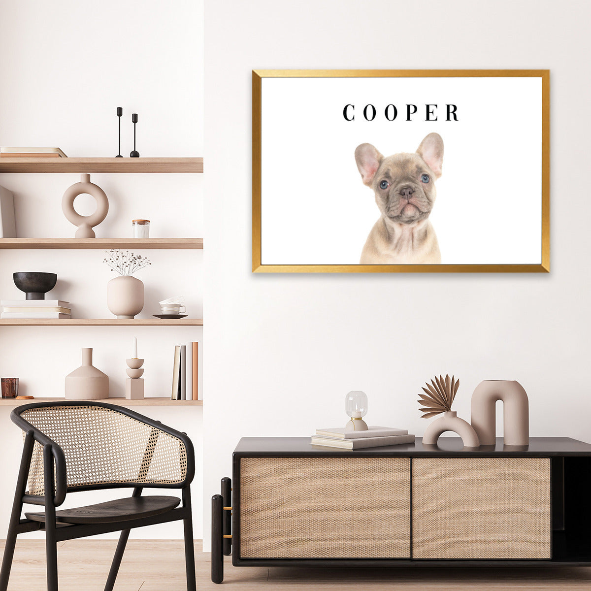 French Bulldog Personalized Framed Poster for Dog Moms & Dads-fadou