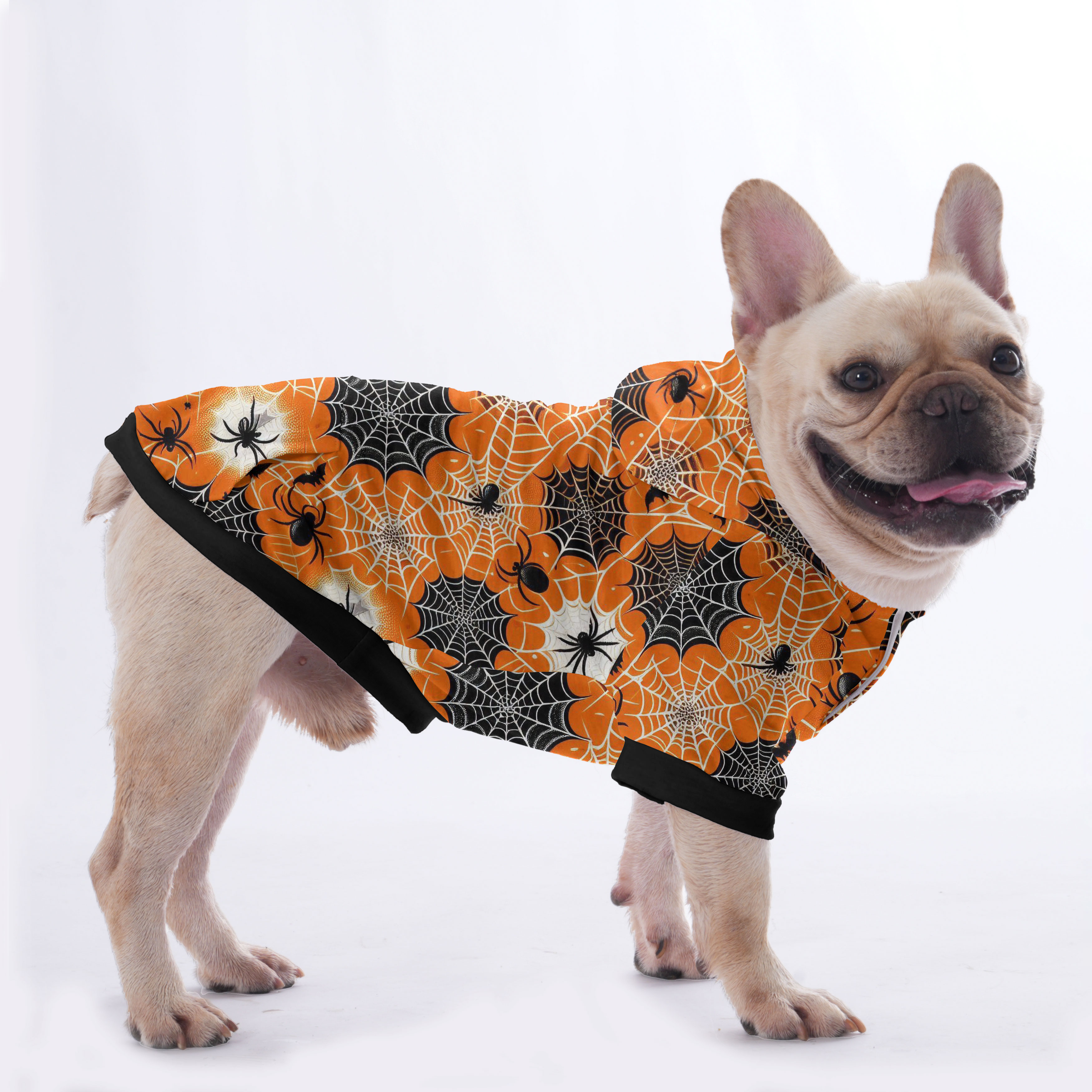 French Bulldog Halloween Pet Sweatshirt for Flat-Face Breeds-fadou