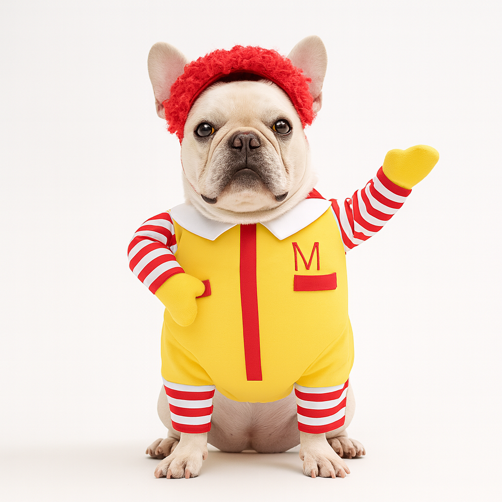 French Bulldog Funny Halloween Cosplay for Brachycephalic Dogs-fadou