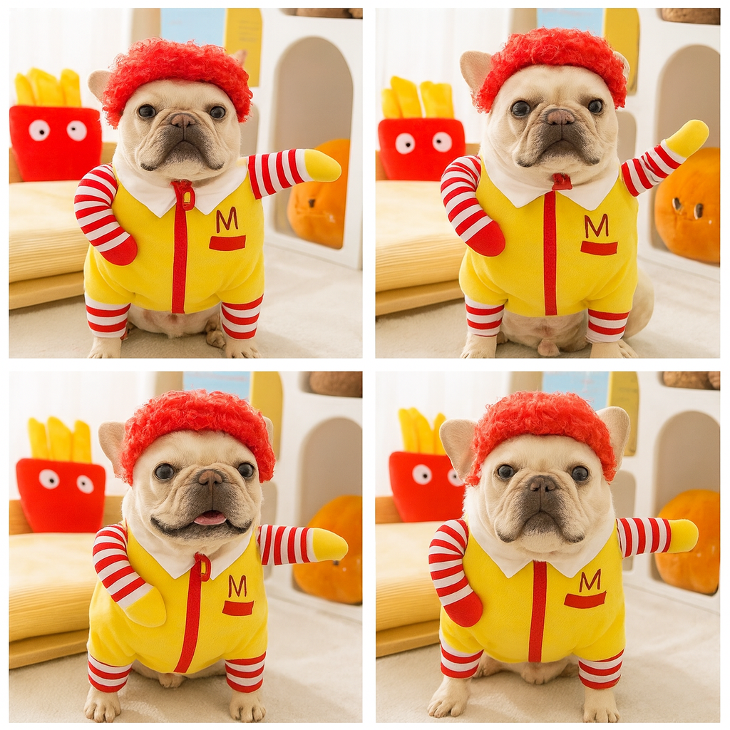 French Bulldog Funny Halloween Cosplay for Brachycephalic Dogs-fadou