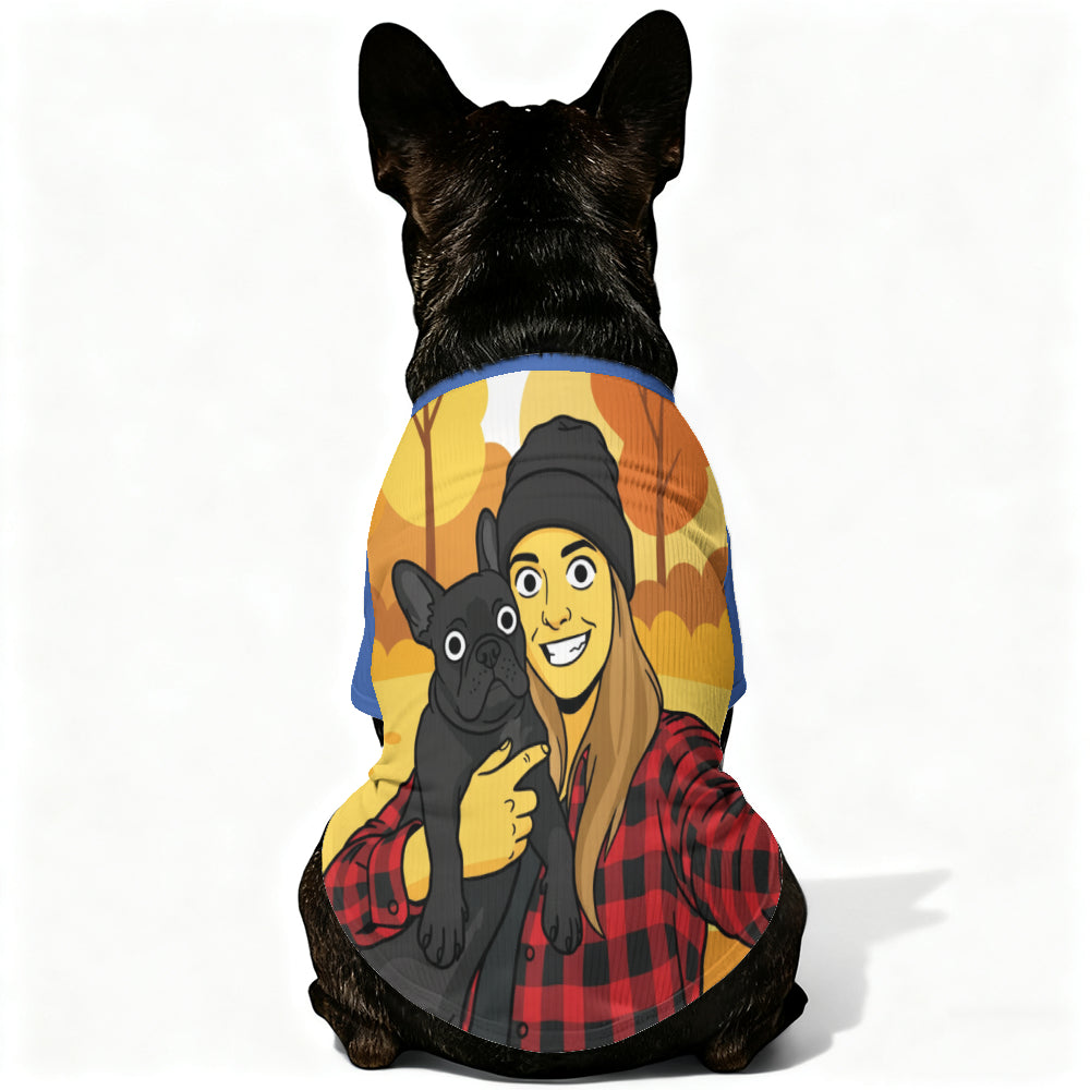 Frenchie Personalized Warm Knitwear for Outdoor Adventures-fadou