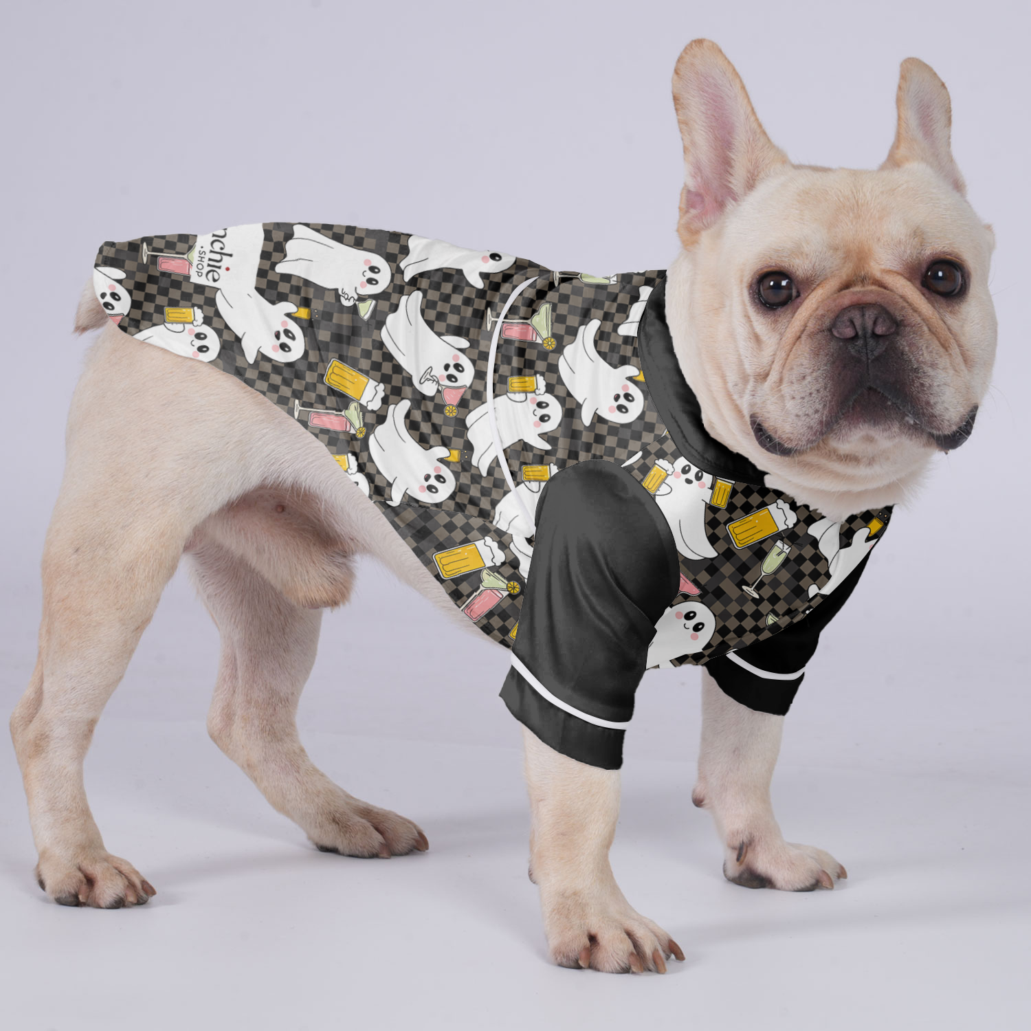 Molly French Bulldog Night Outfit for Outdoor Adventures-fadou
