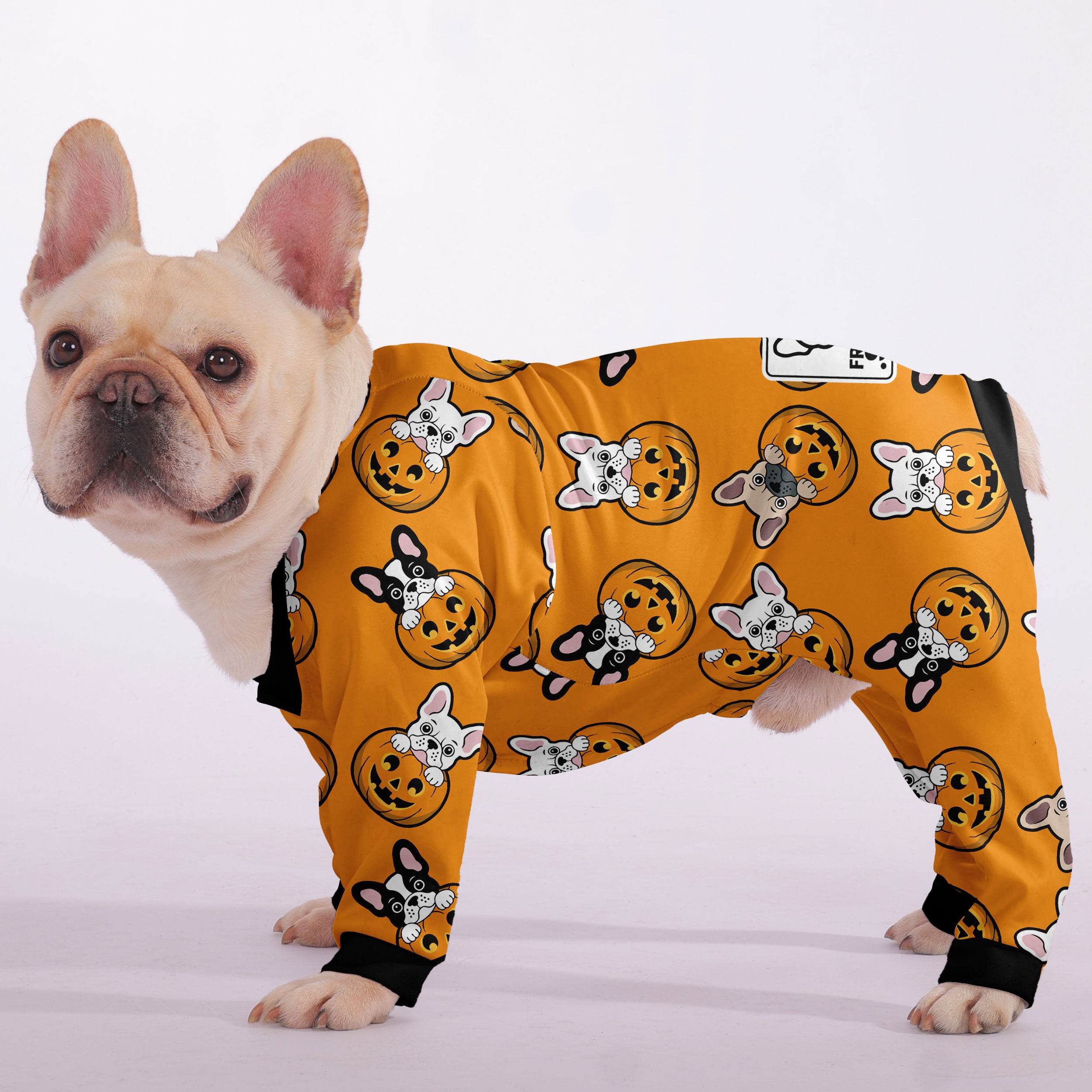 Moose French Bulldog Pet Sleepwear for Brachycephalic Dogs-fadou