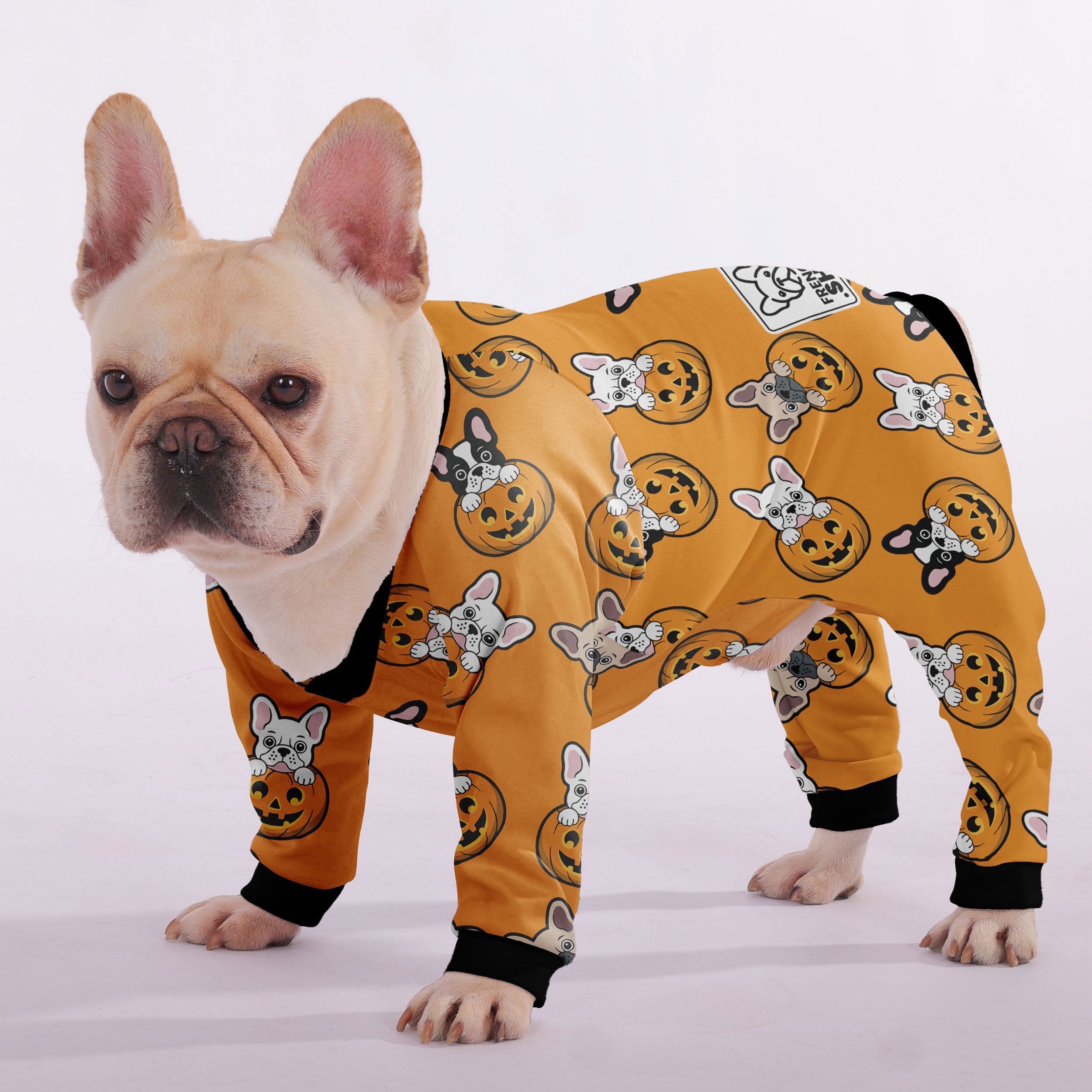 Moose French Bulldog Pet Sleepwear for Brachycephalic Dogs-fadou