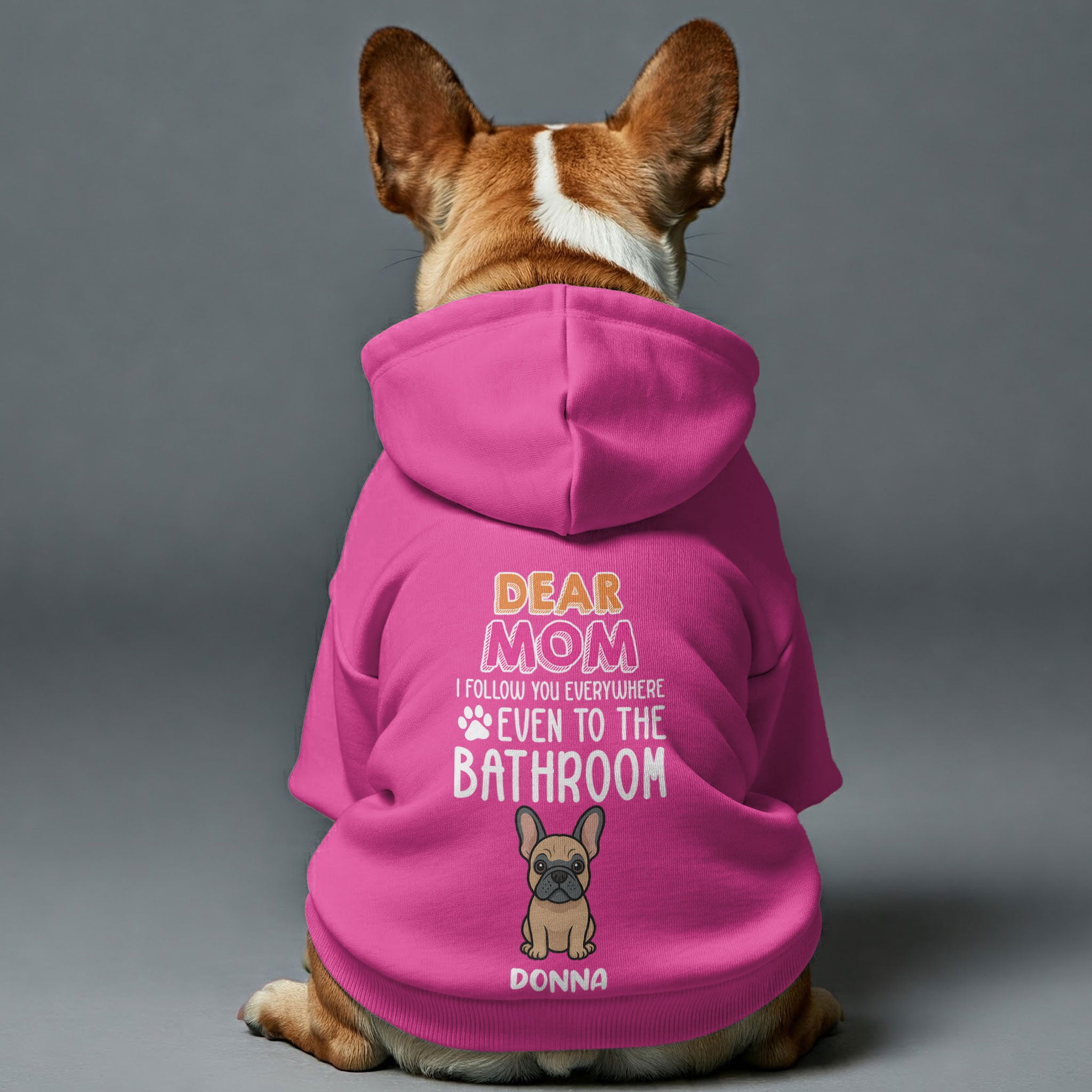 French Bulldog Personalized Pet Sweatshirt for Cozy Nights-fadou