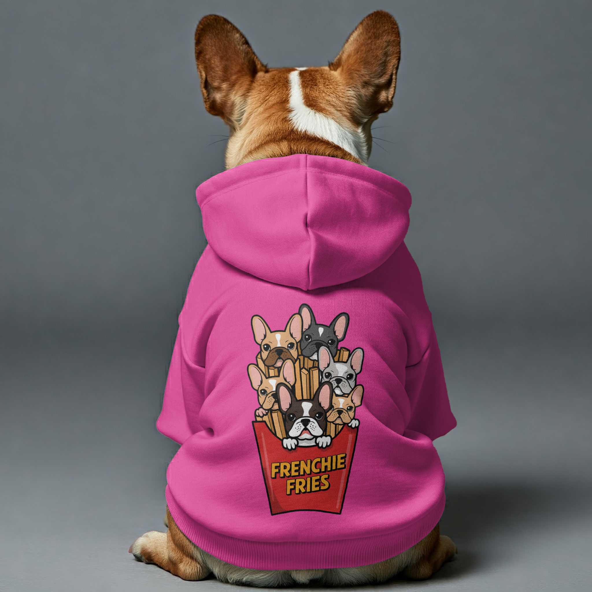 French Bulldog Personalized Cozy Hoodie for Small Breeds-fadou