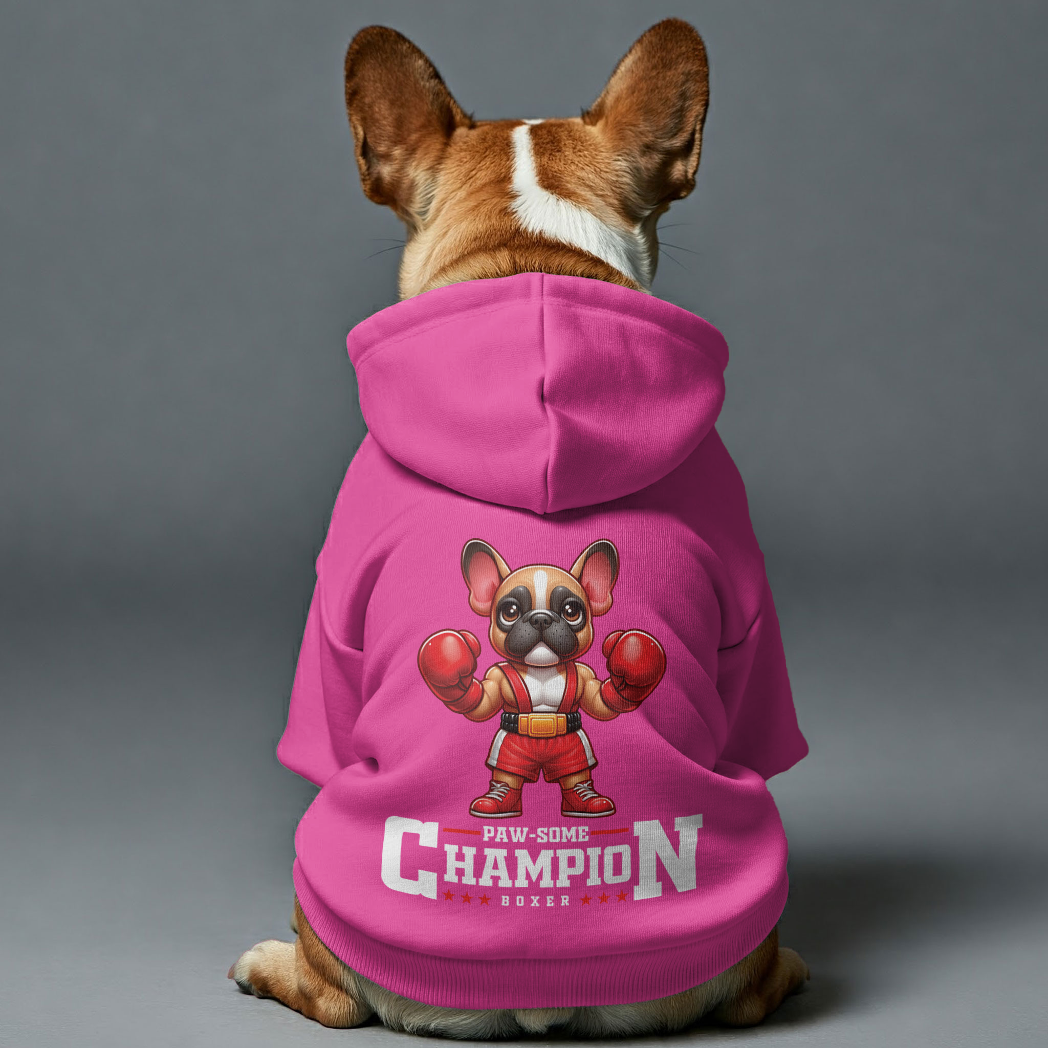 PAWSOME French Bulldog Dog Hoodie for Brachycephalic Dogs-fadou