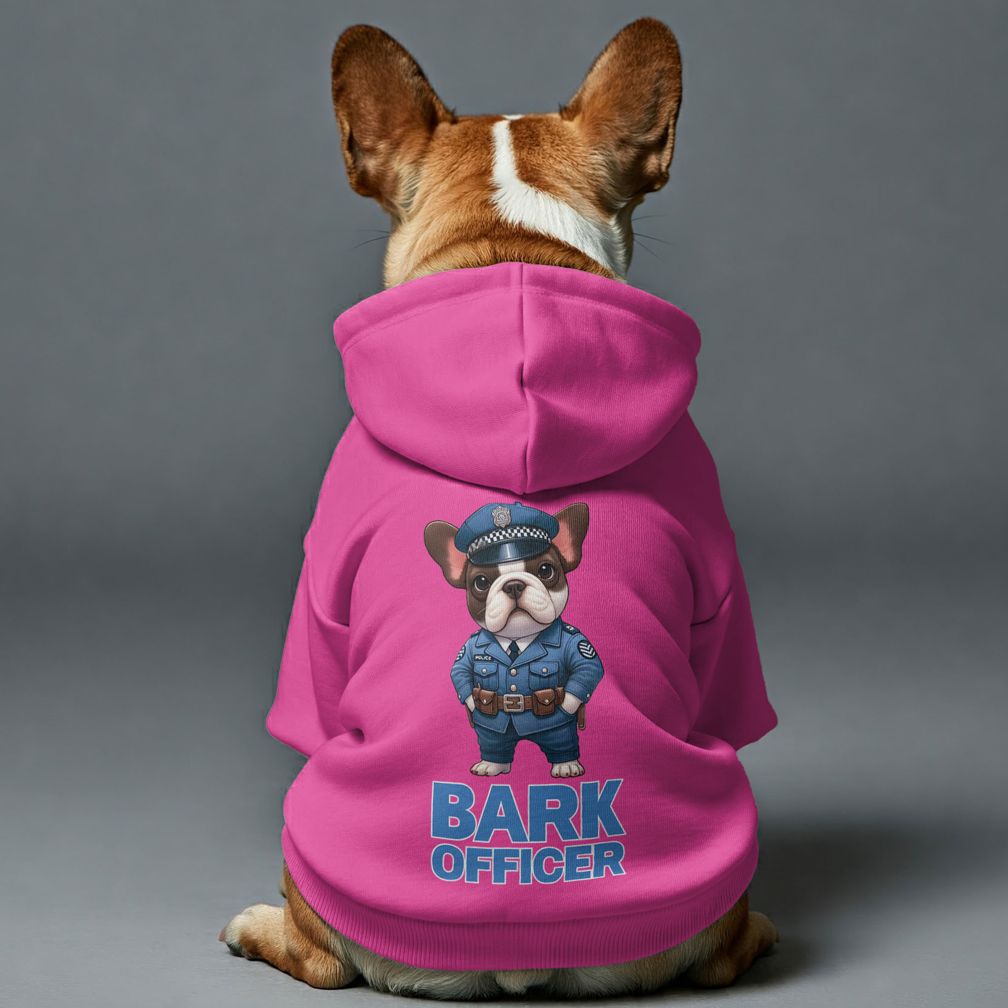 Frenchie Personalized Pet Sweatshirt for Flat-Face Breeds-fadou