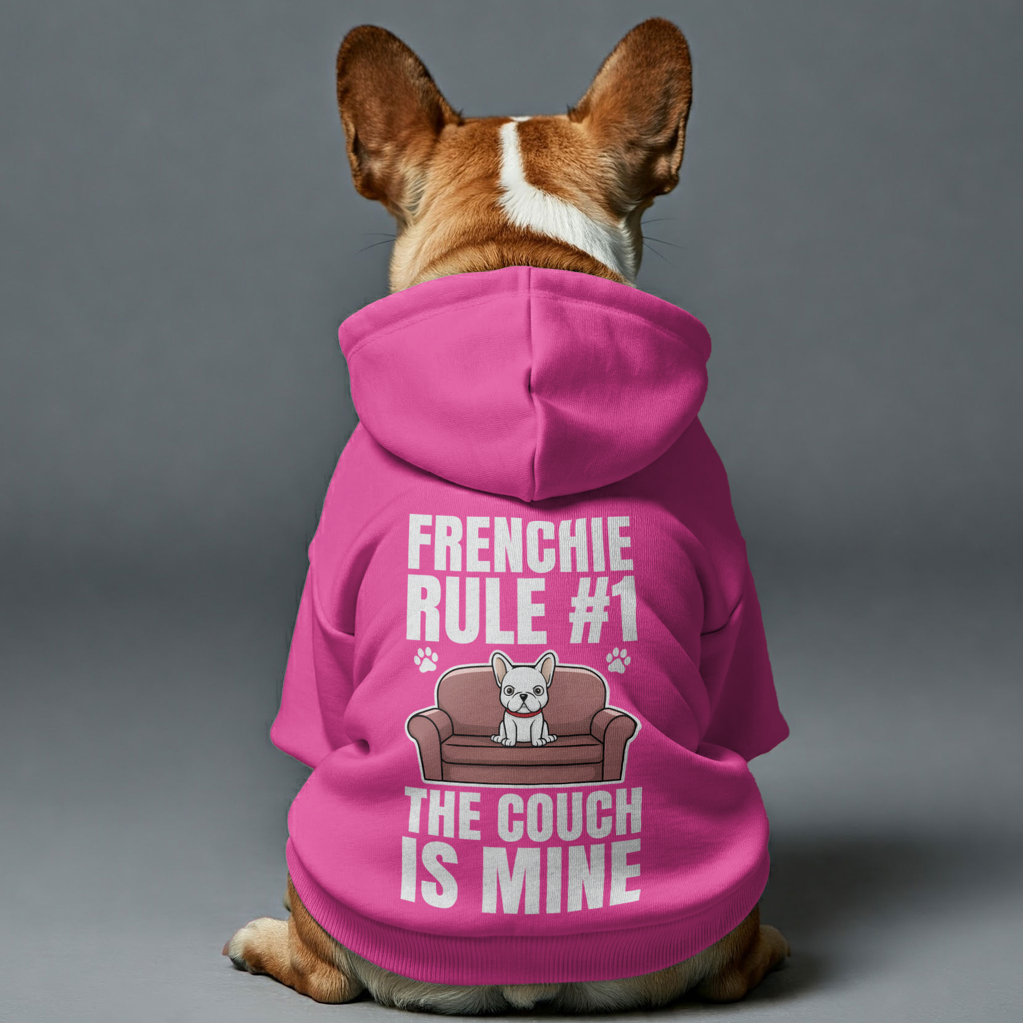 French Bulldog Premium Cozy Hoodie for Outdoor Adventures-fadou