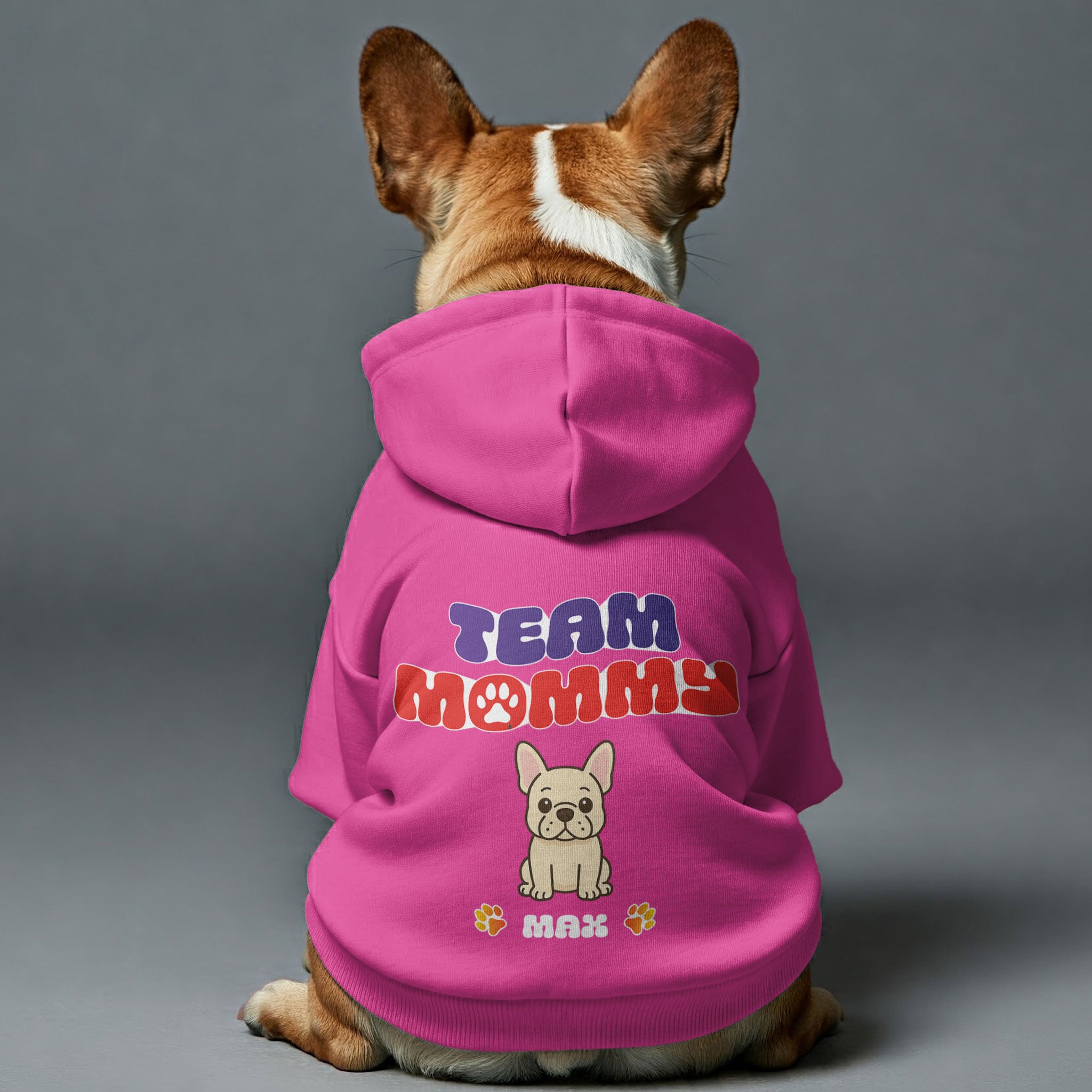 Team French Bulldog Cozy Hoodie for Brachycephalic Dogs-fadou
