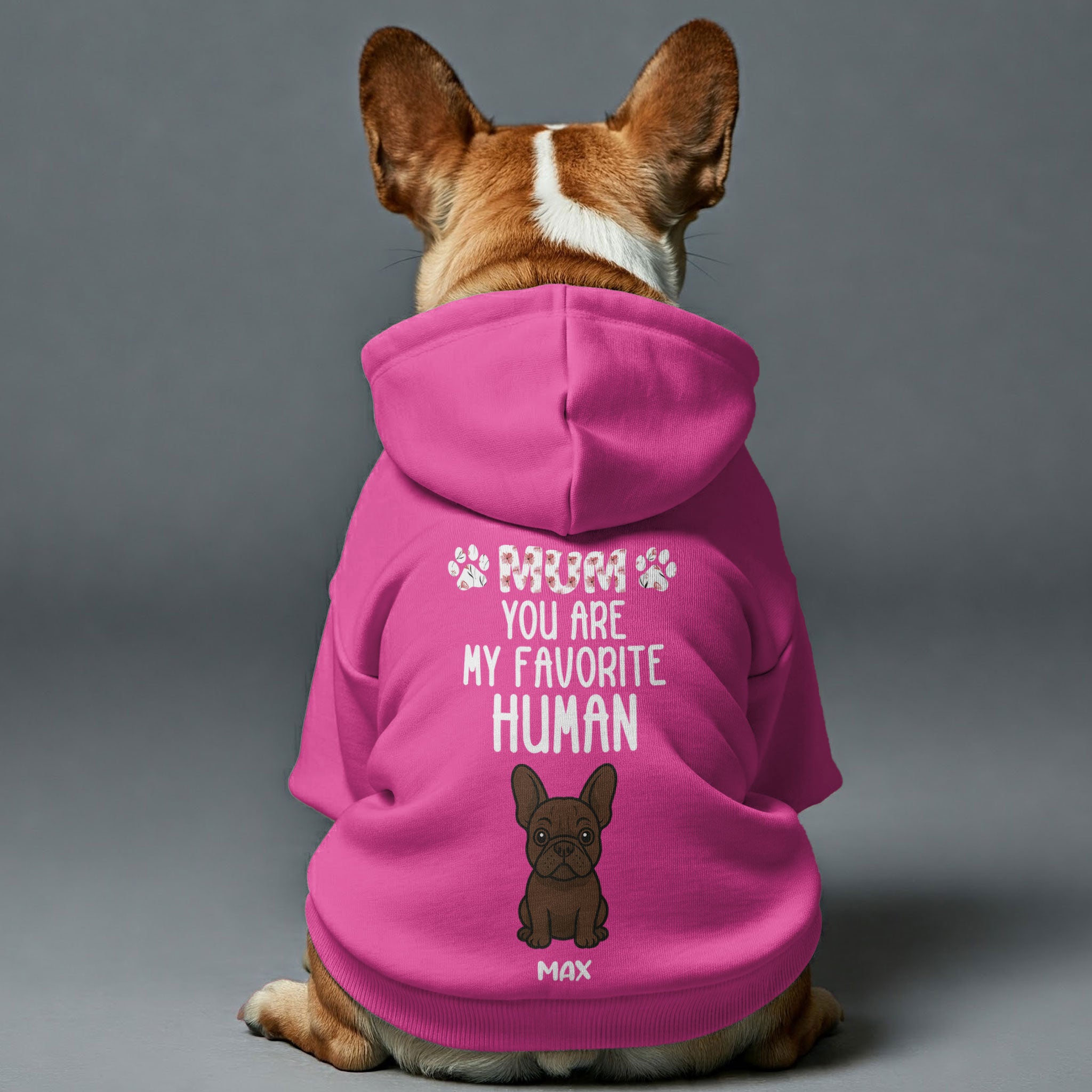 French Bulldog Custom Cozy Hoodie for Brachycephalic Dogs-fadou