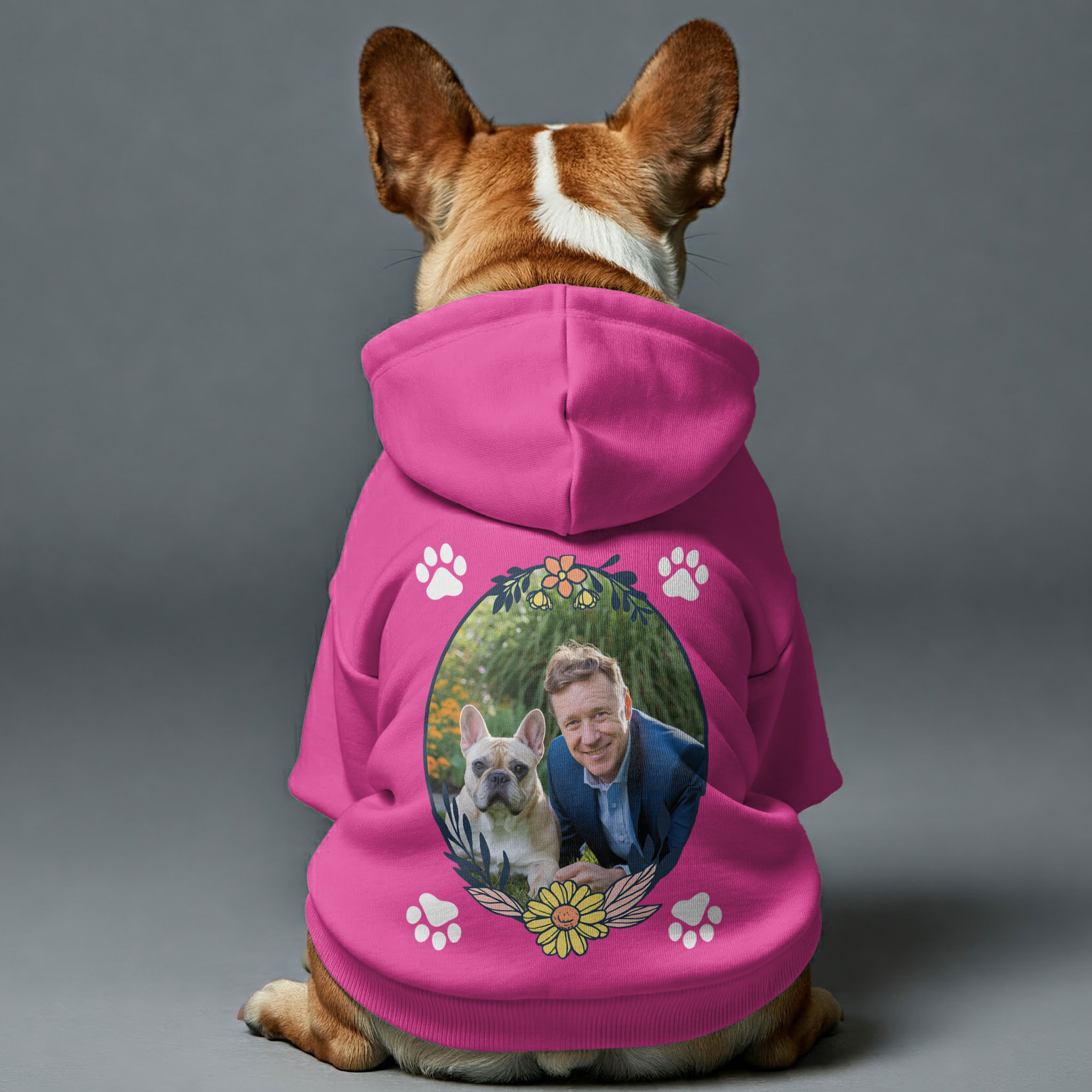 Personalized French Bulldog Hoodies with Funny for Short-Nosed Dogs-fadou