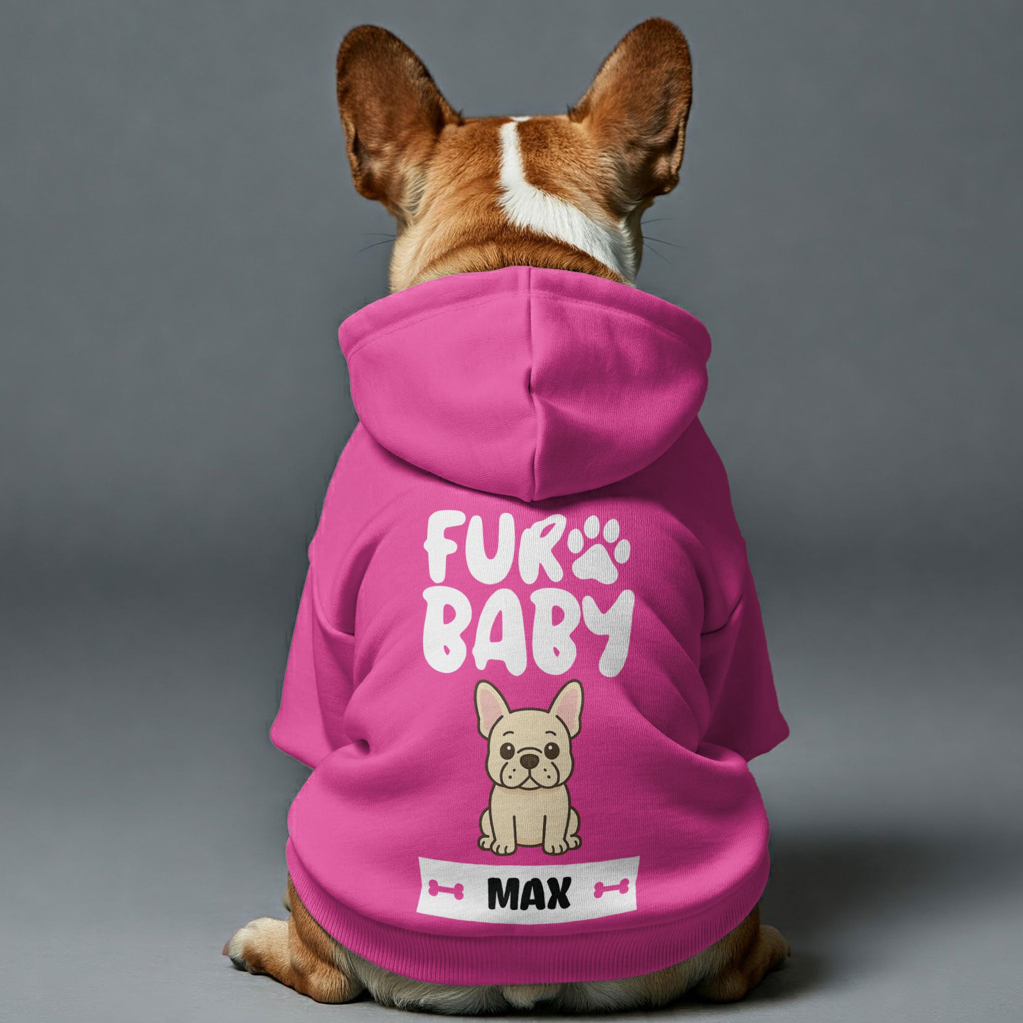 French Bulldog Personalized Pet Sweatshirt for Training Sessions-fadou