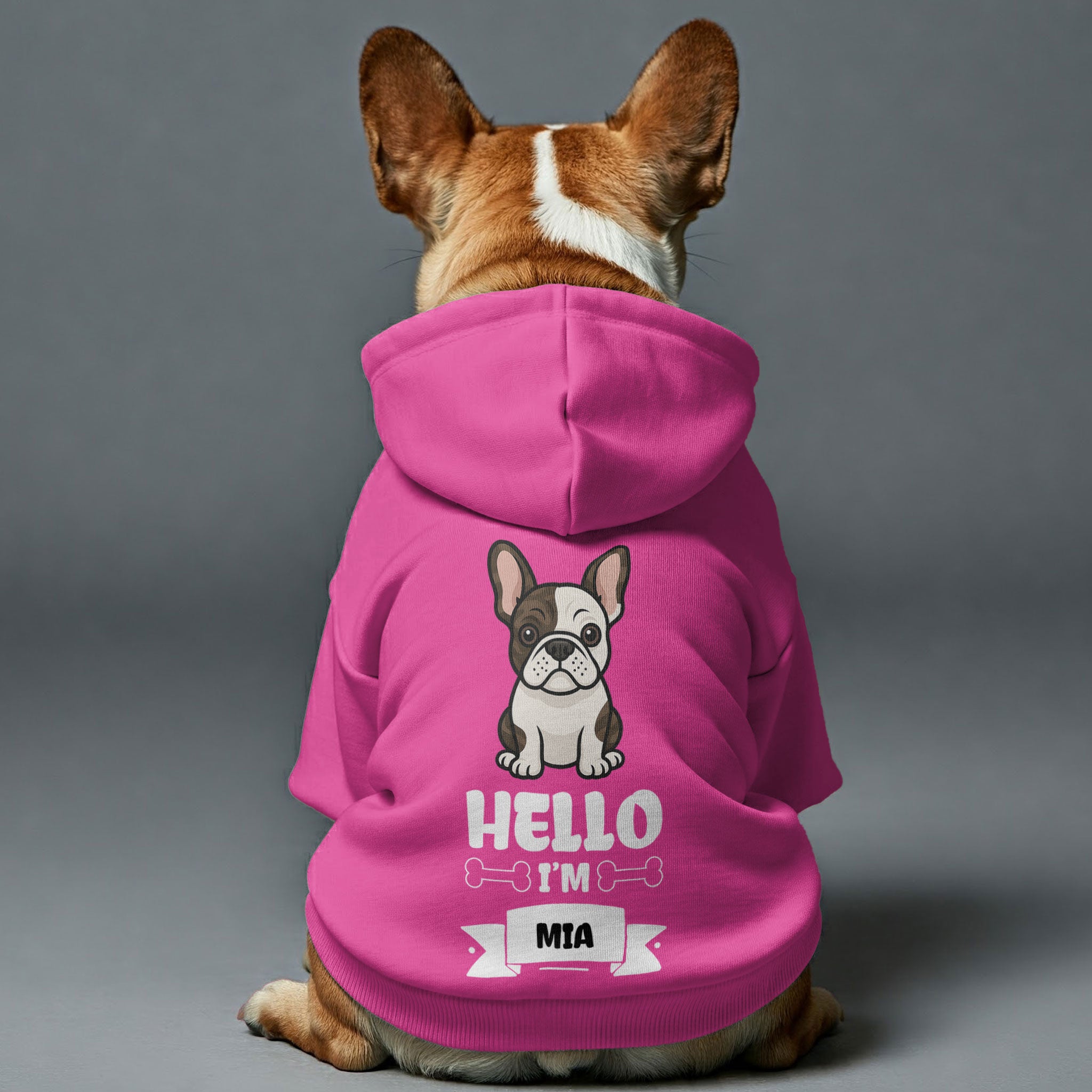 French Bulldog Stylish Dog Hoodie for Training Sessions-fadou