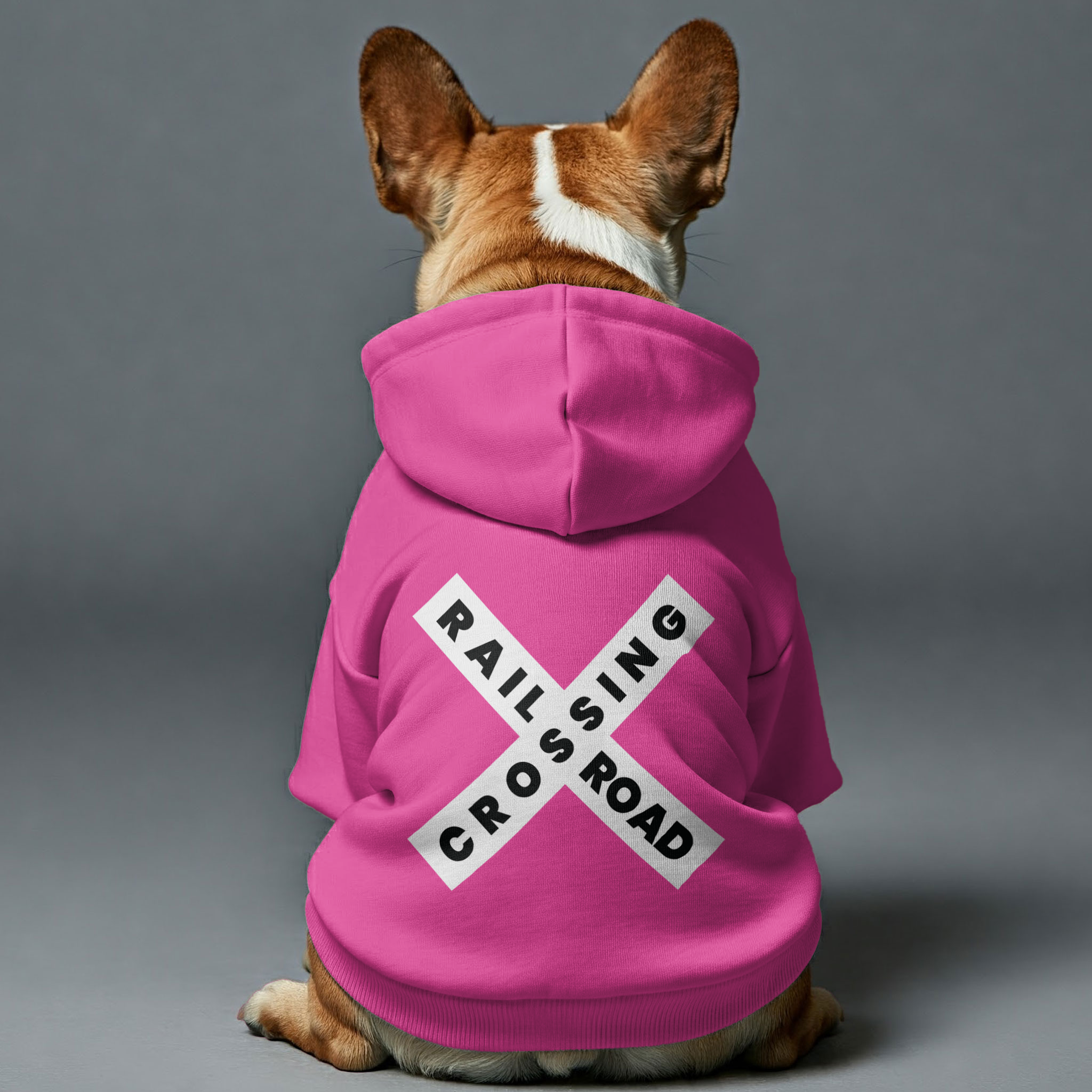 RAILROAD French Bulldog Pet Sweatshirt for Flat-Face Breeds-fadou
