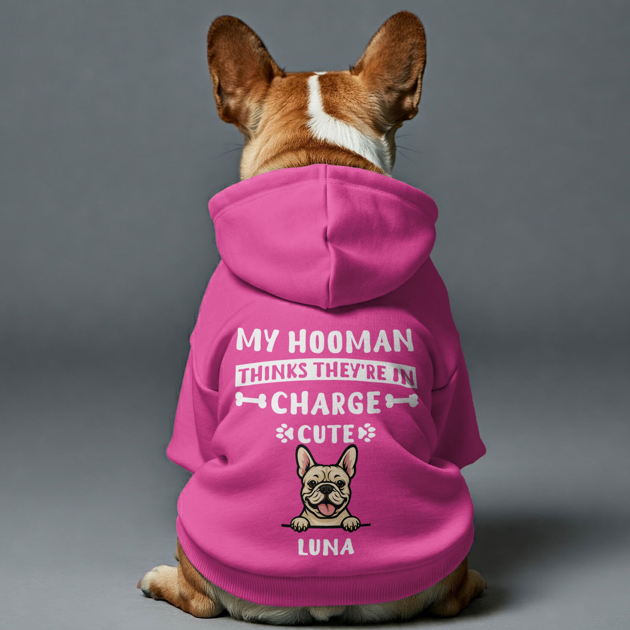 French Bulldog Stylish Pet Sweatshirt for Brachycephalic Dogs-fadou