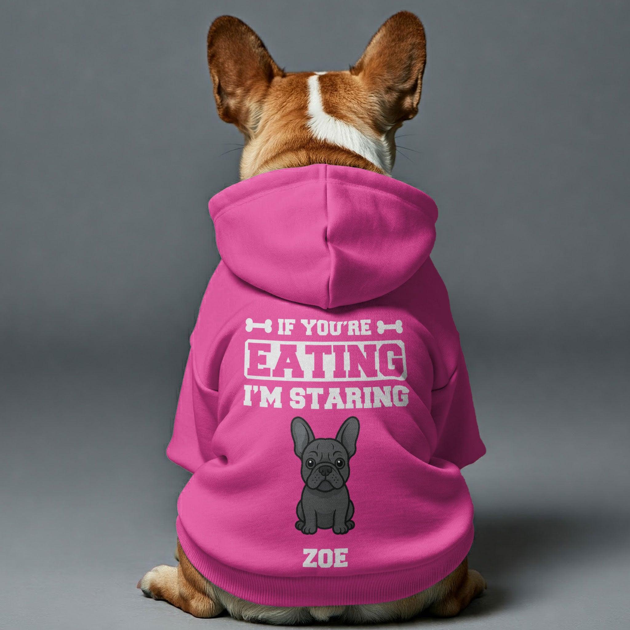 French Bulldog Cotton Cozy Hoodie for Outdoor Adventures-fadou