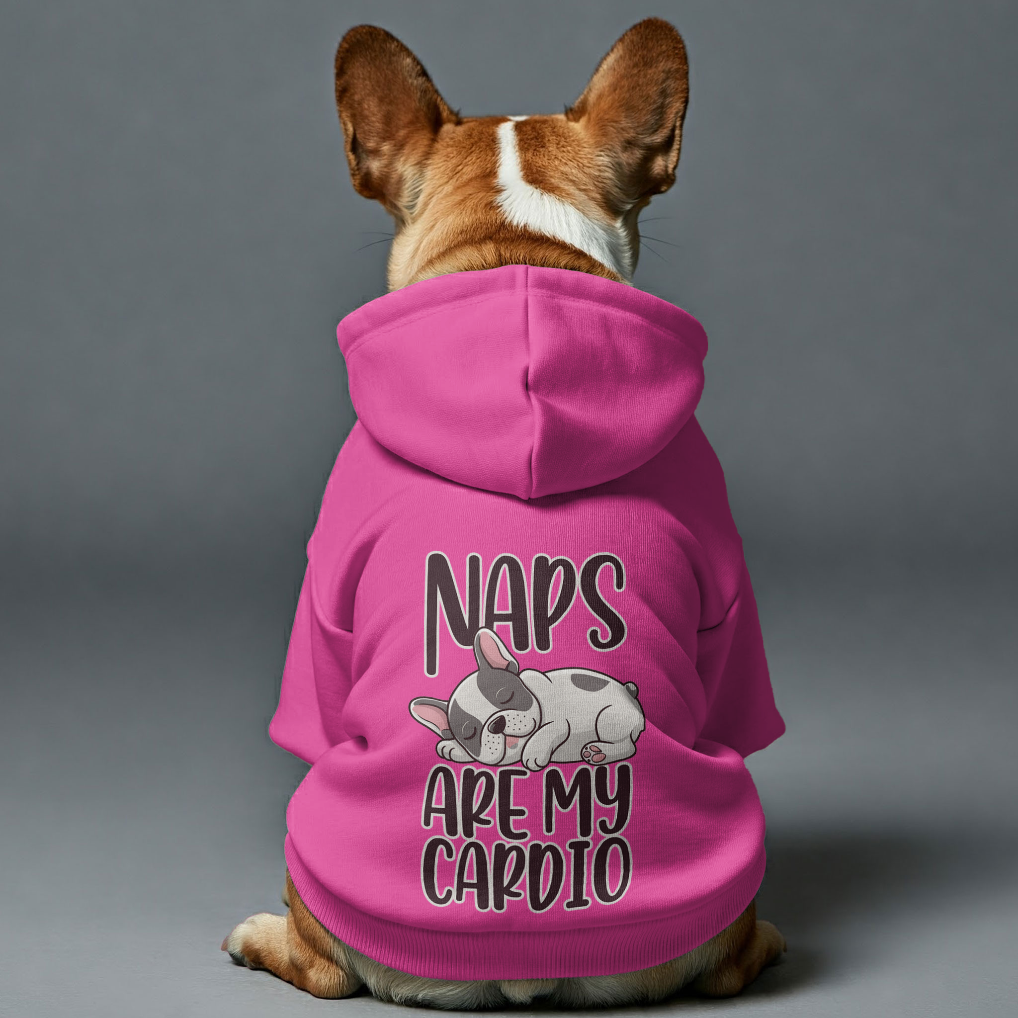 Naps French Bulldog Cozy Hoodie for Brachycephalic Dogs-fadou