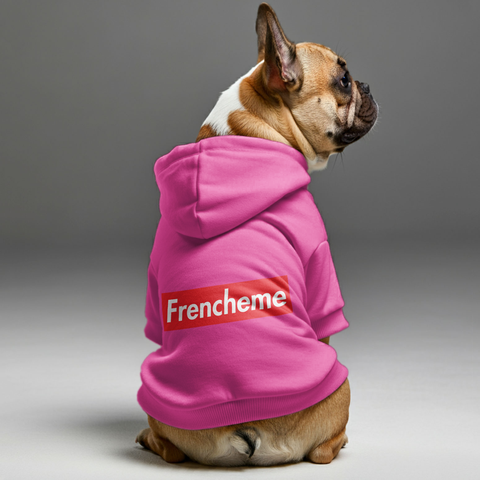 Frenchie Personalized Pet Sweatshirt for Short-Nosed Dogs-fadou