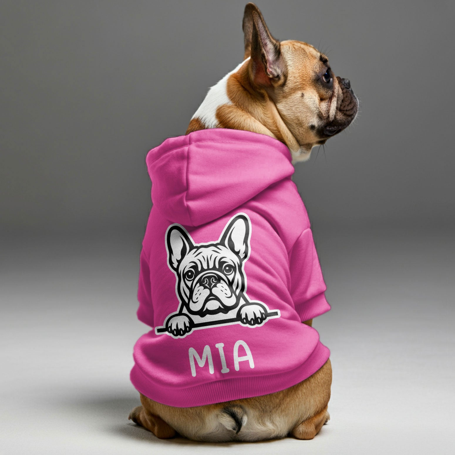 French Bulldog Premium Pet Sweatshirt for Travel Comfort-fadou