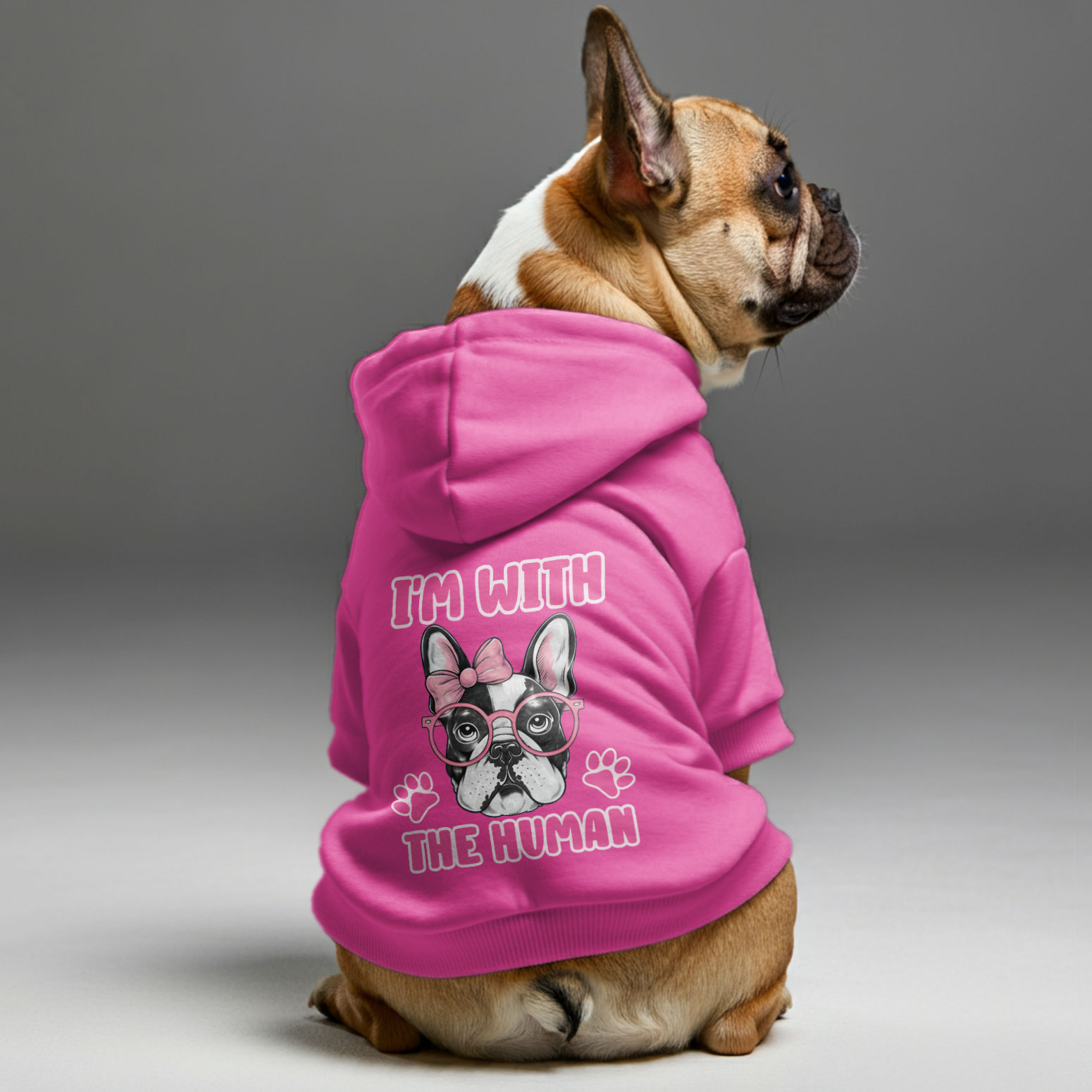 French Bulldog Premium Fleece Hoodie for Training Sessions-fadou