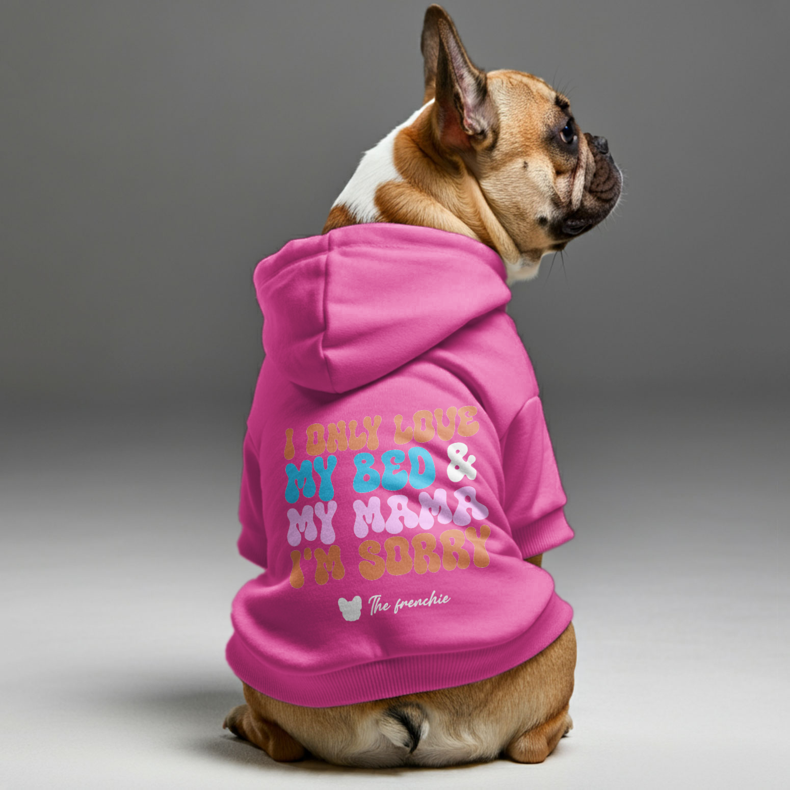I Only Love - Personalized French Bulldog Hoodies for French Bulldogs-fadou