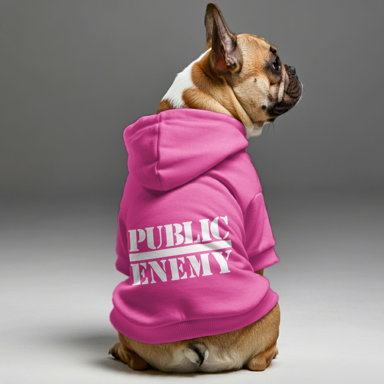 French Bulldog Cotton Pet Sweatshirt for Flat-Face Breeds-fadou