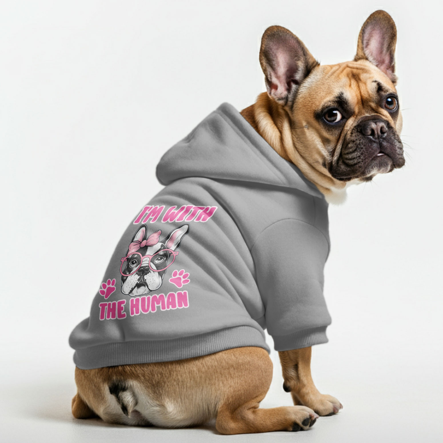 French Bulldog Premium Fleece Hoodie for Training Sessions-fadou