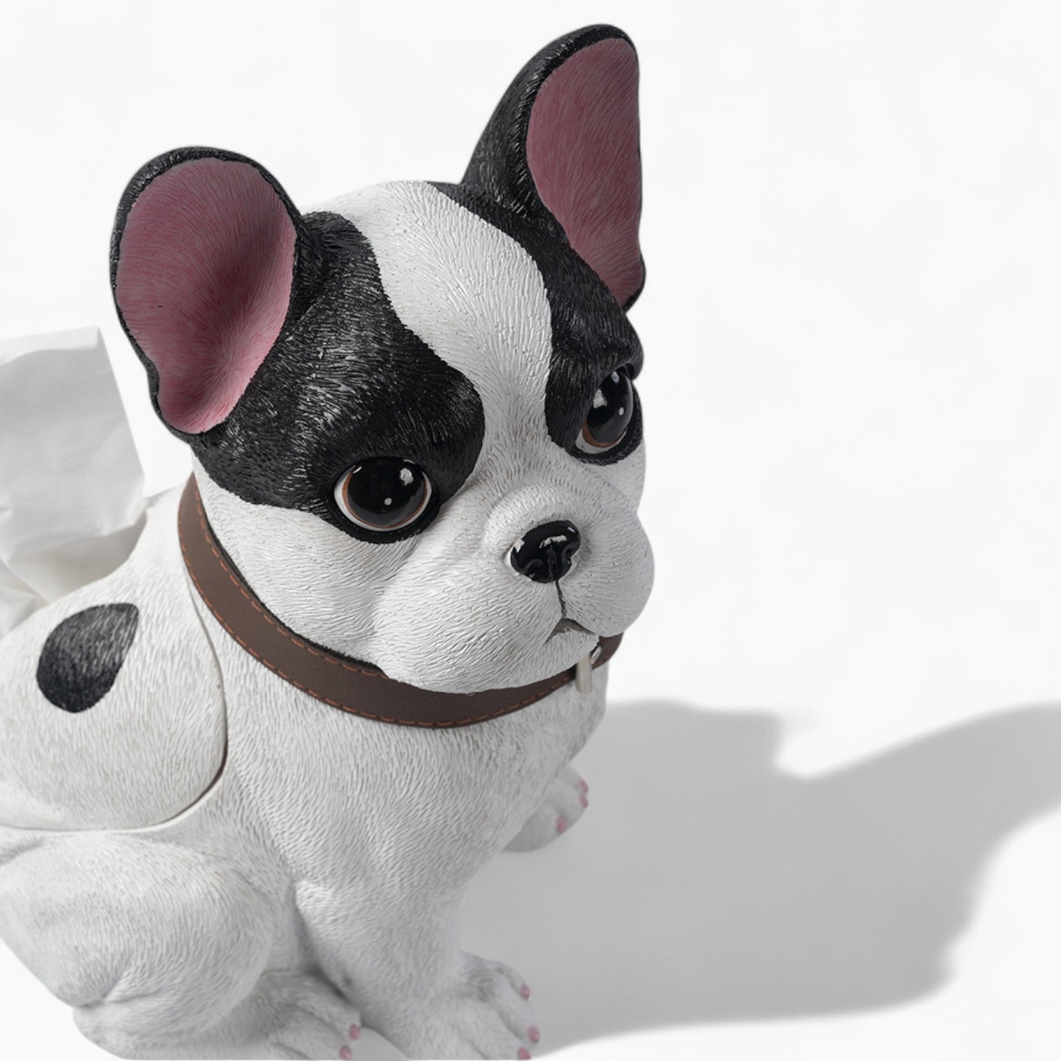 Nosepull Frenchie Tissue Box Holder – Cute Resin for Dog Lovers and-fadou