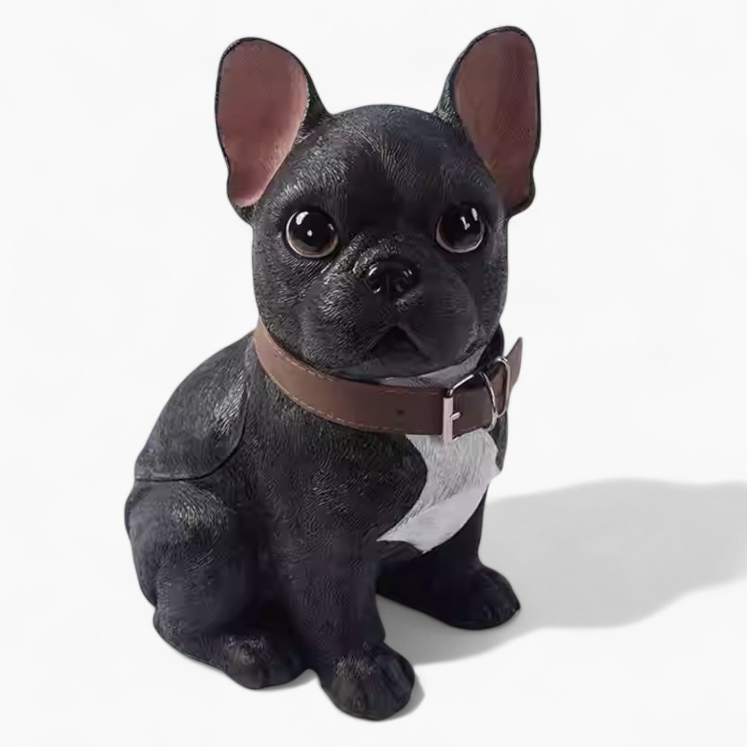 Nosepull Frenchie Tissue Box Holder – Cute Resin for Dog Lovers and-fadou